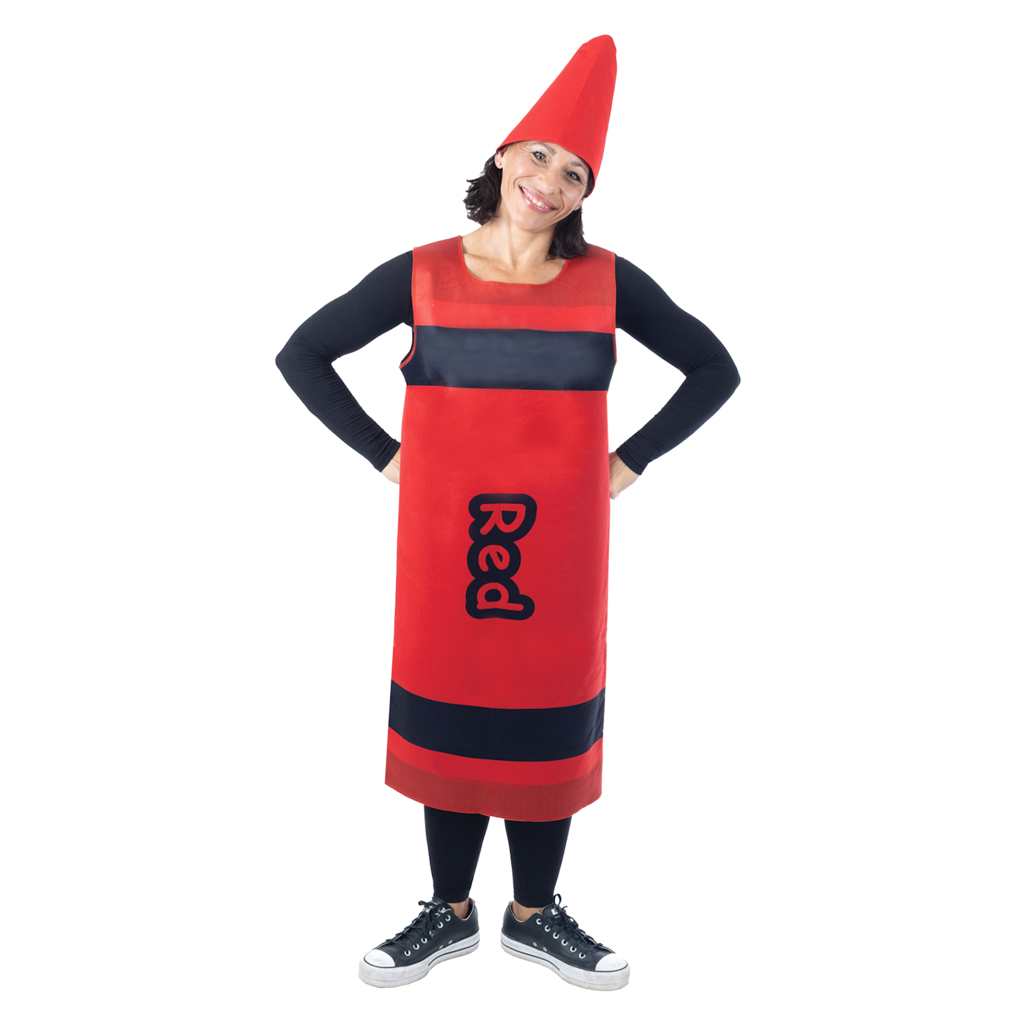 Red Crayon Adult Costume One Size