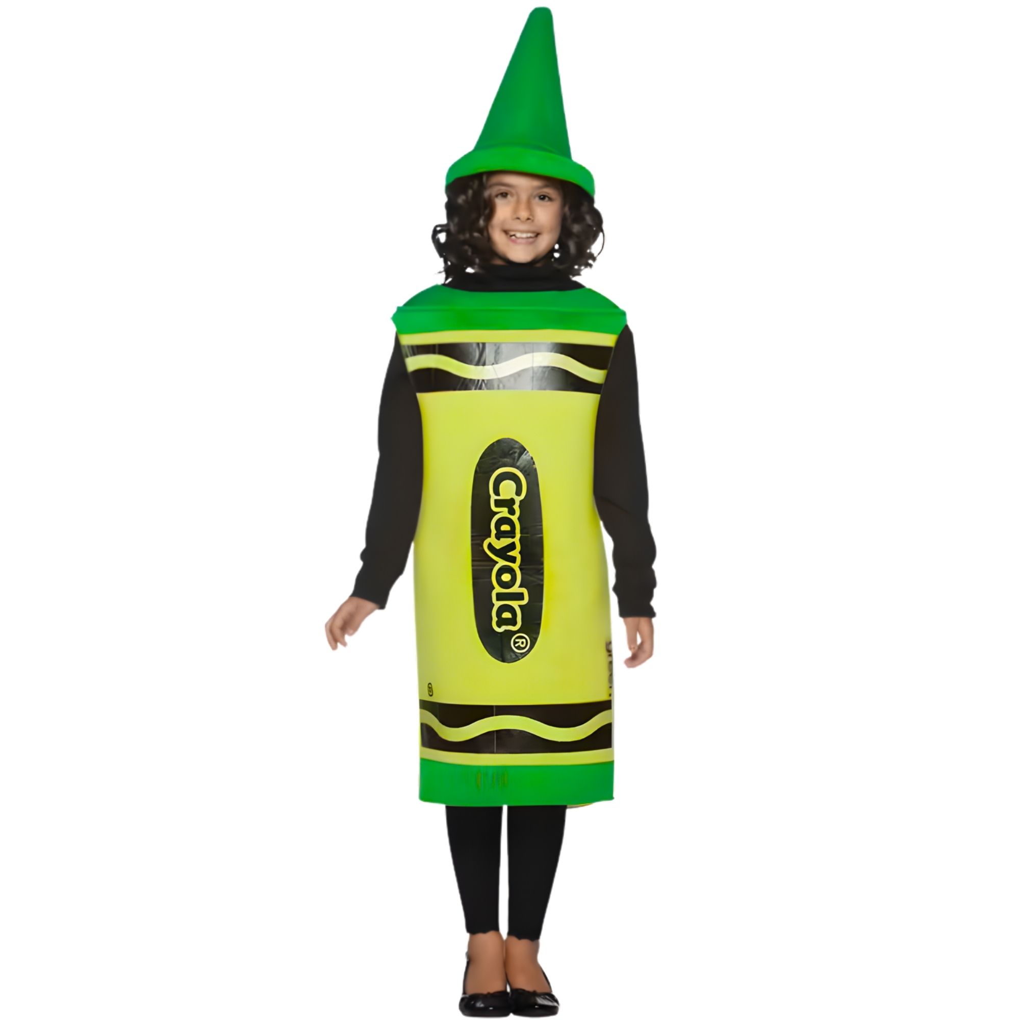 Crayola Green Crayon Child Costume 4-6 Years