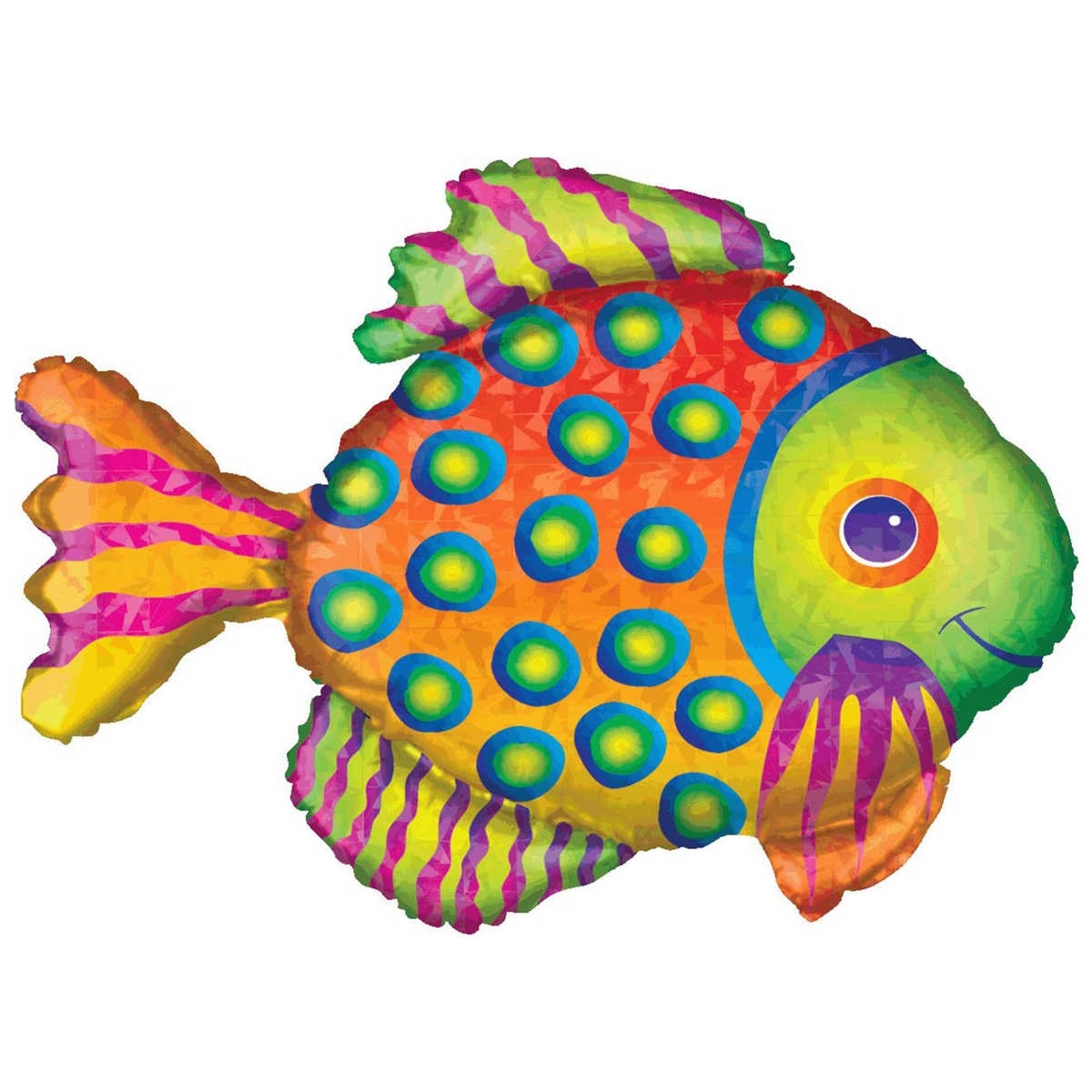 Tropical Fish Supershape Jumbo Helium Balloon