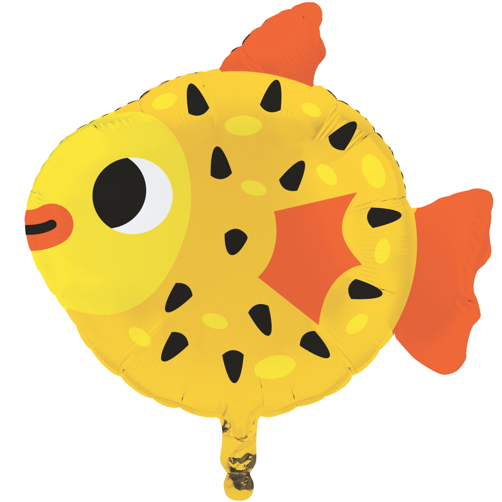Ocean Celebration Puffer Fish Foil Helium Balloon