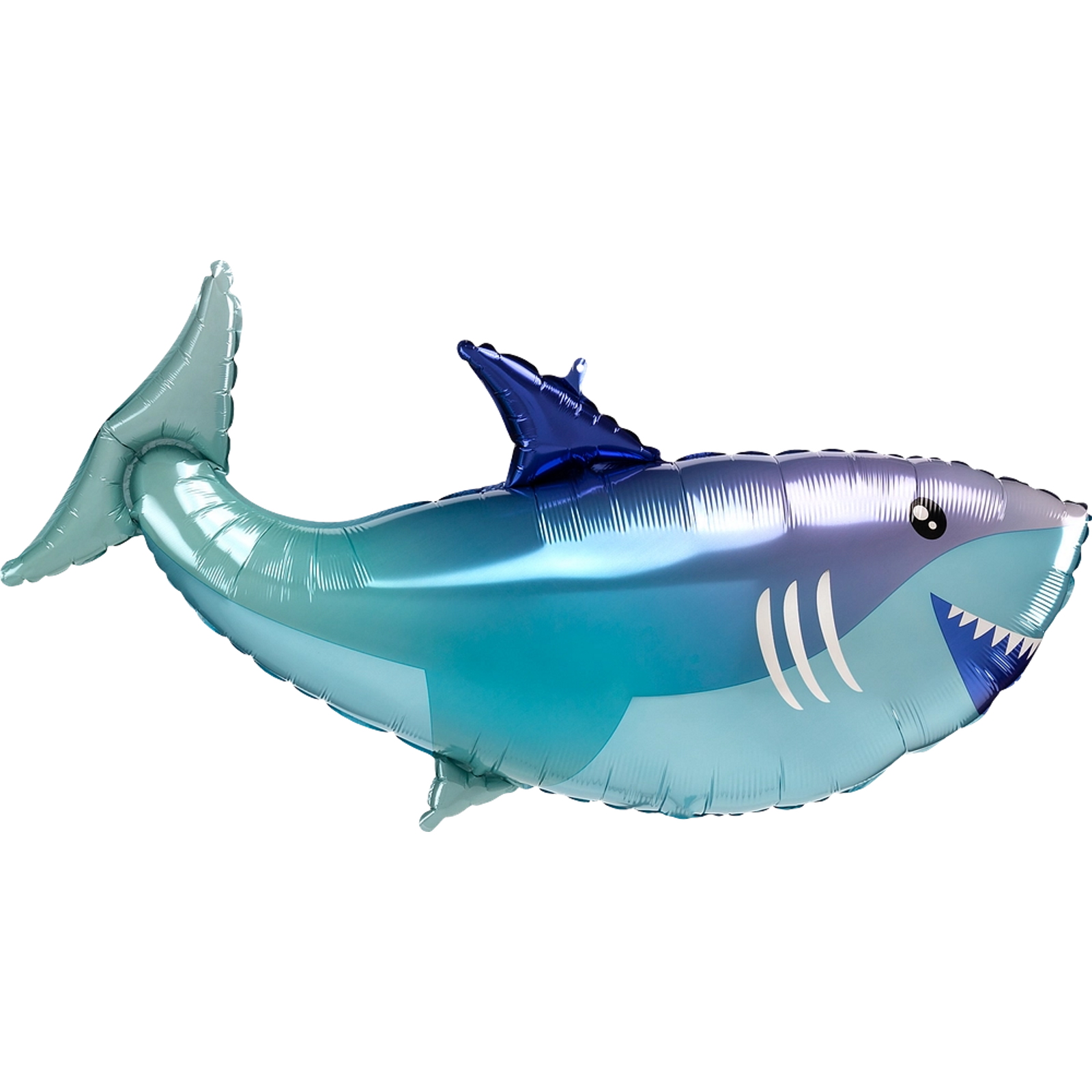 Smiling Shark Supershape Helium Balloon 96cm