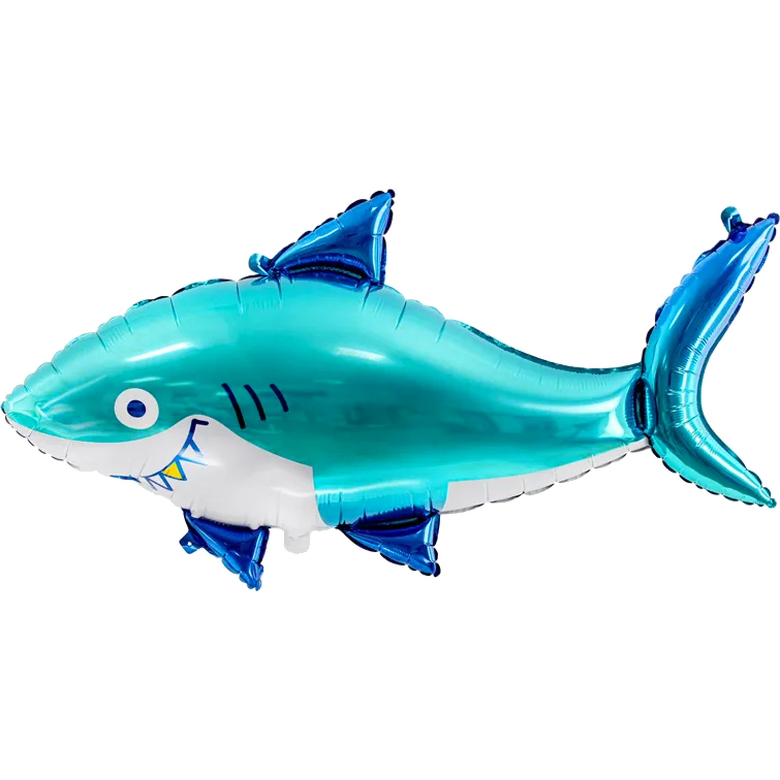 Smiling Shark Supershape Foil Balloon 92cm