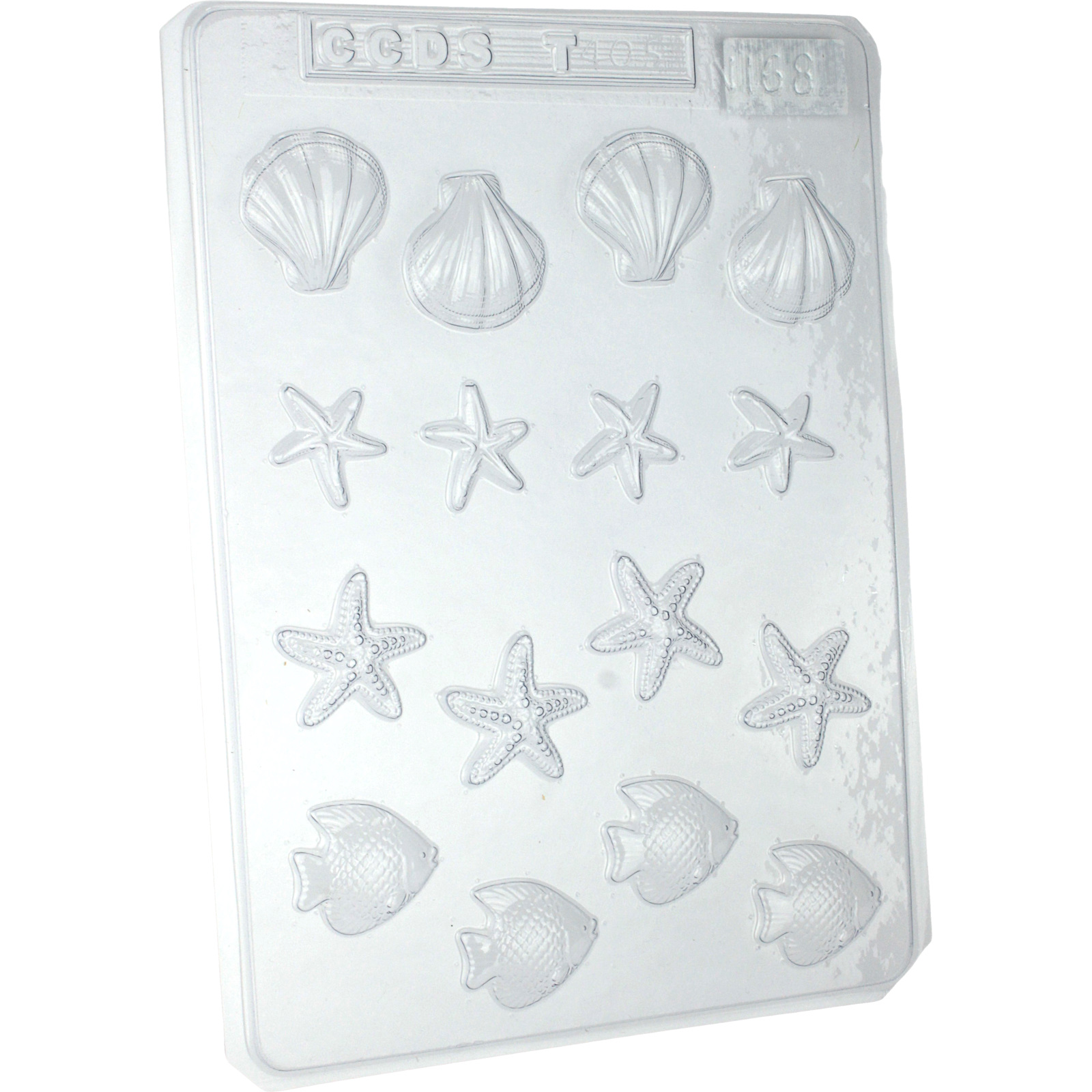 Under The Sea Plastic Chocolate Moulds (1 Sheet) 