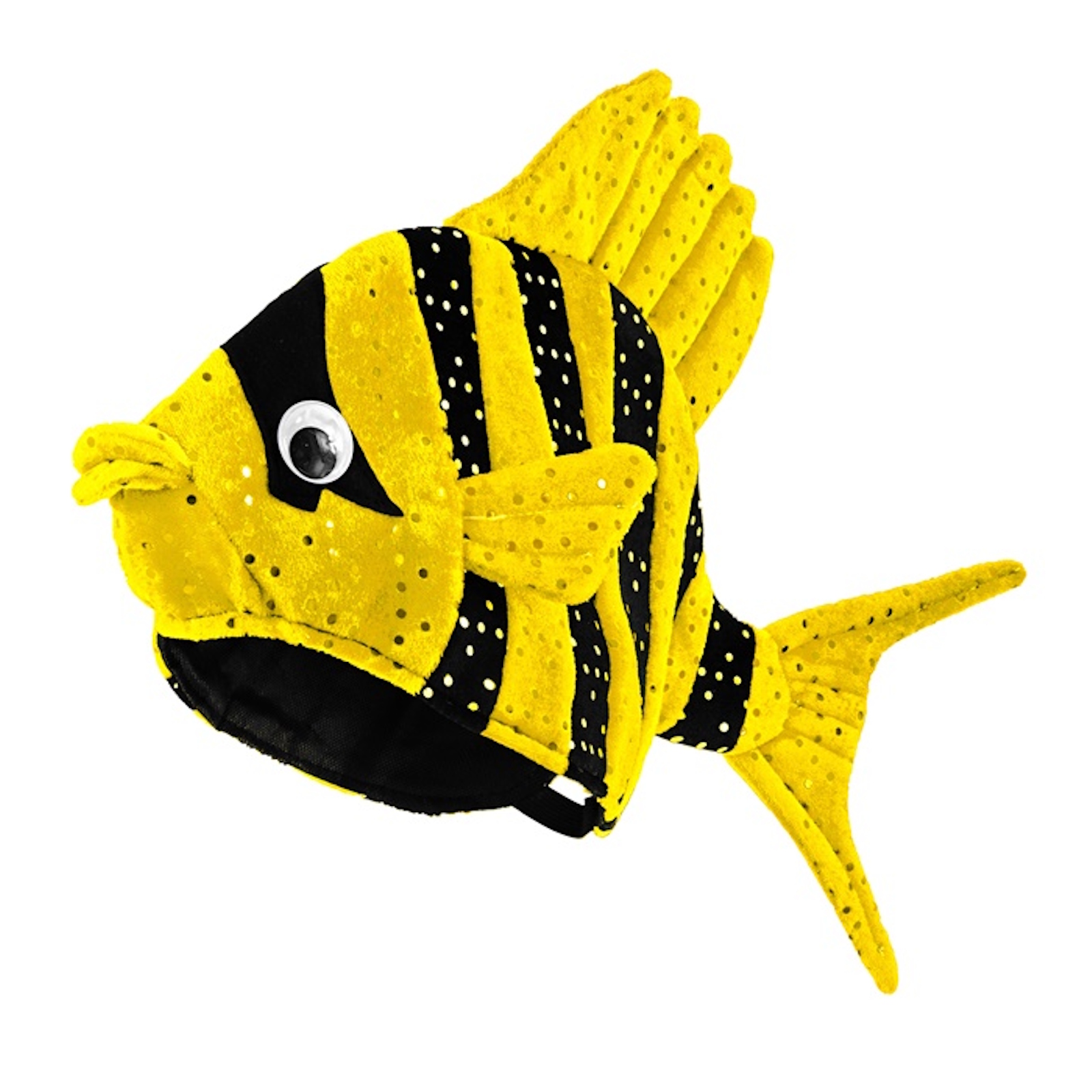 Black & Yellow Tropical Fish Hat