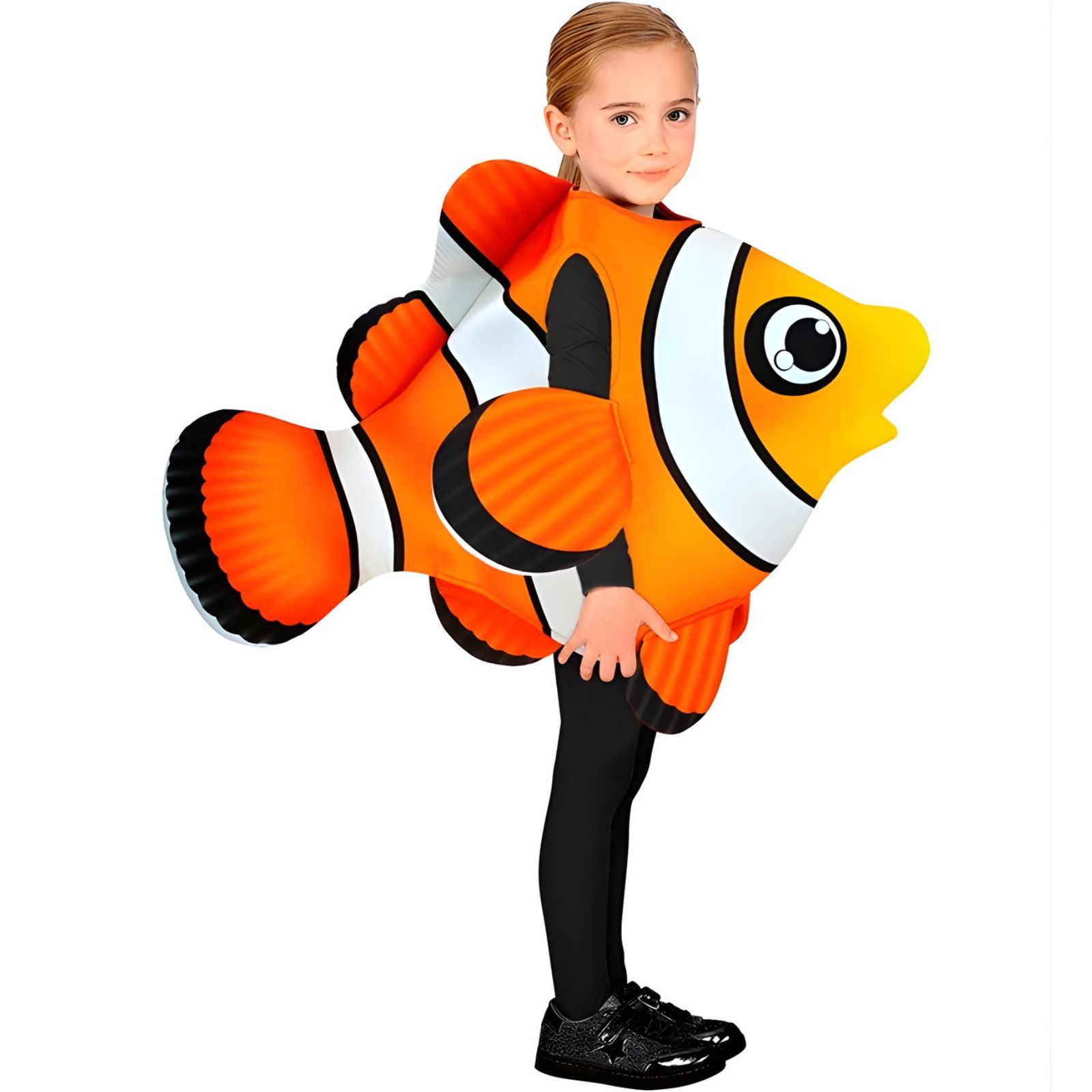 Kids Tropical Clownfish Costume 4-7 Years 