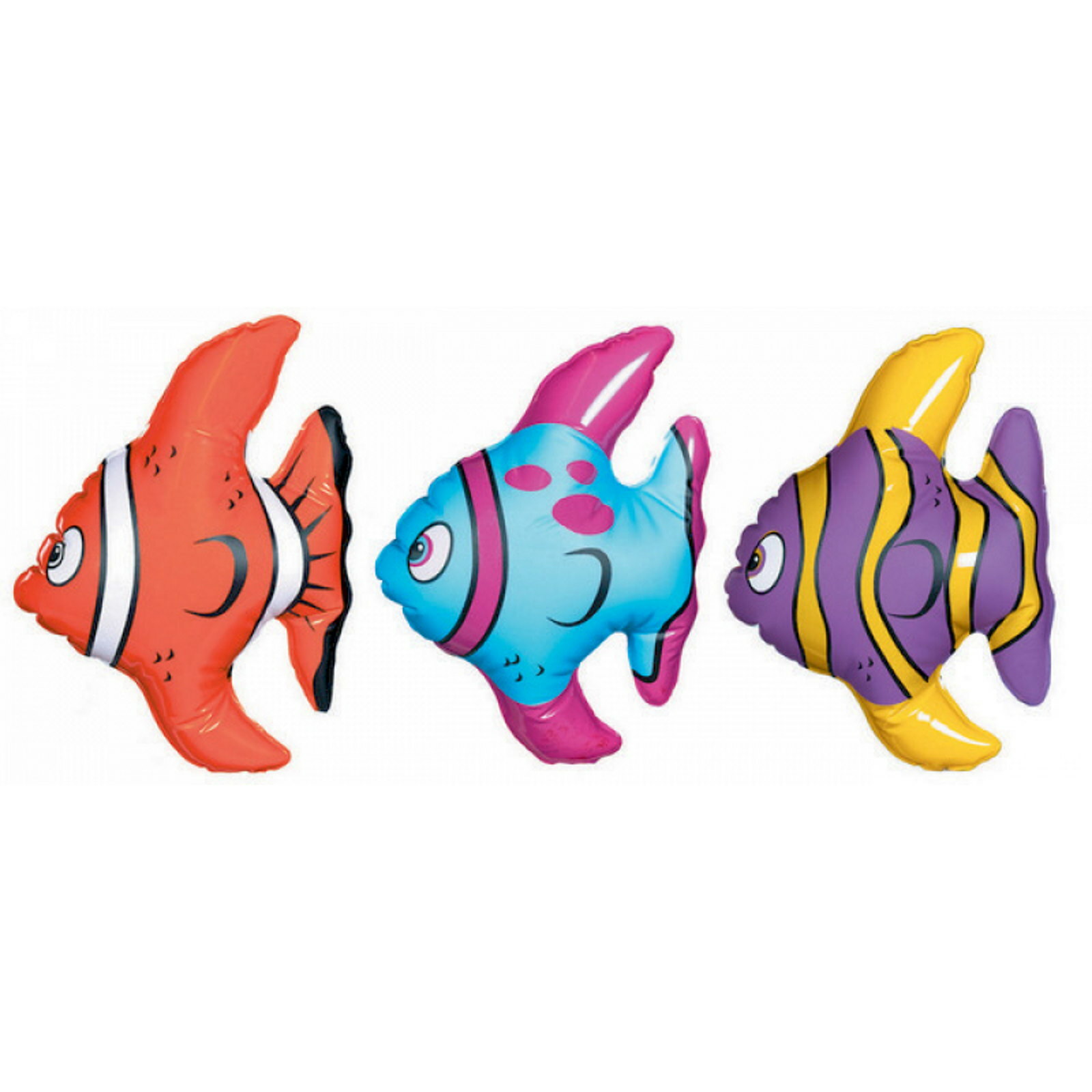 Inflatable Tropical Fish (Pack of 3)