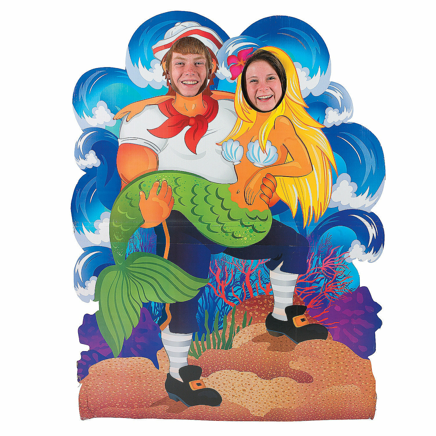 Under the Sea Couple Photo Prop *DAMAGED*