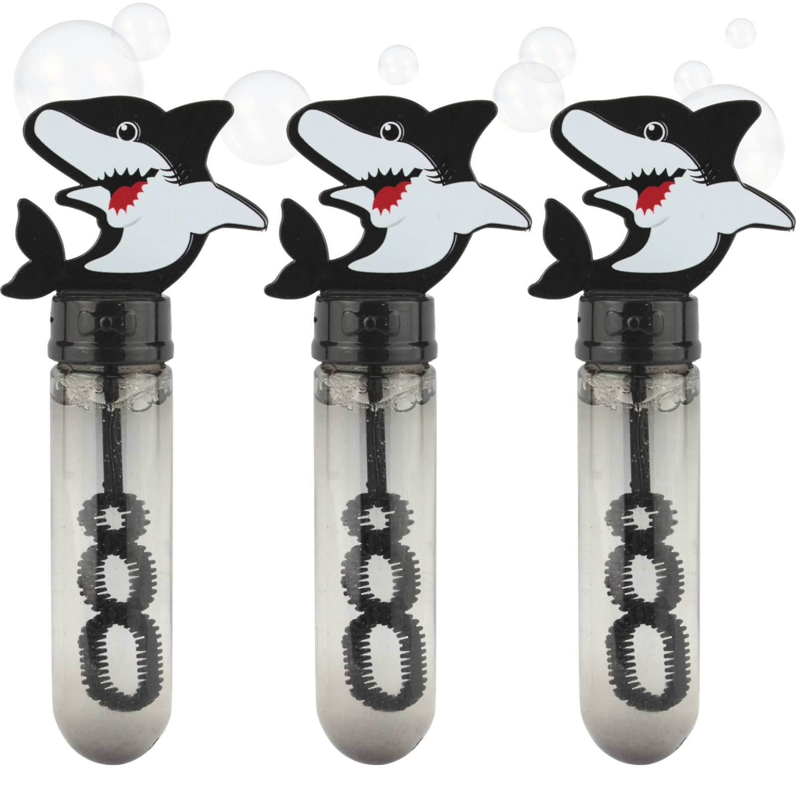 Pack of 3 Shark Bubble Bottles