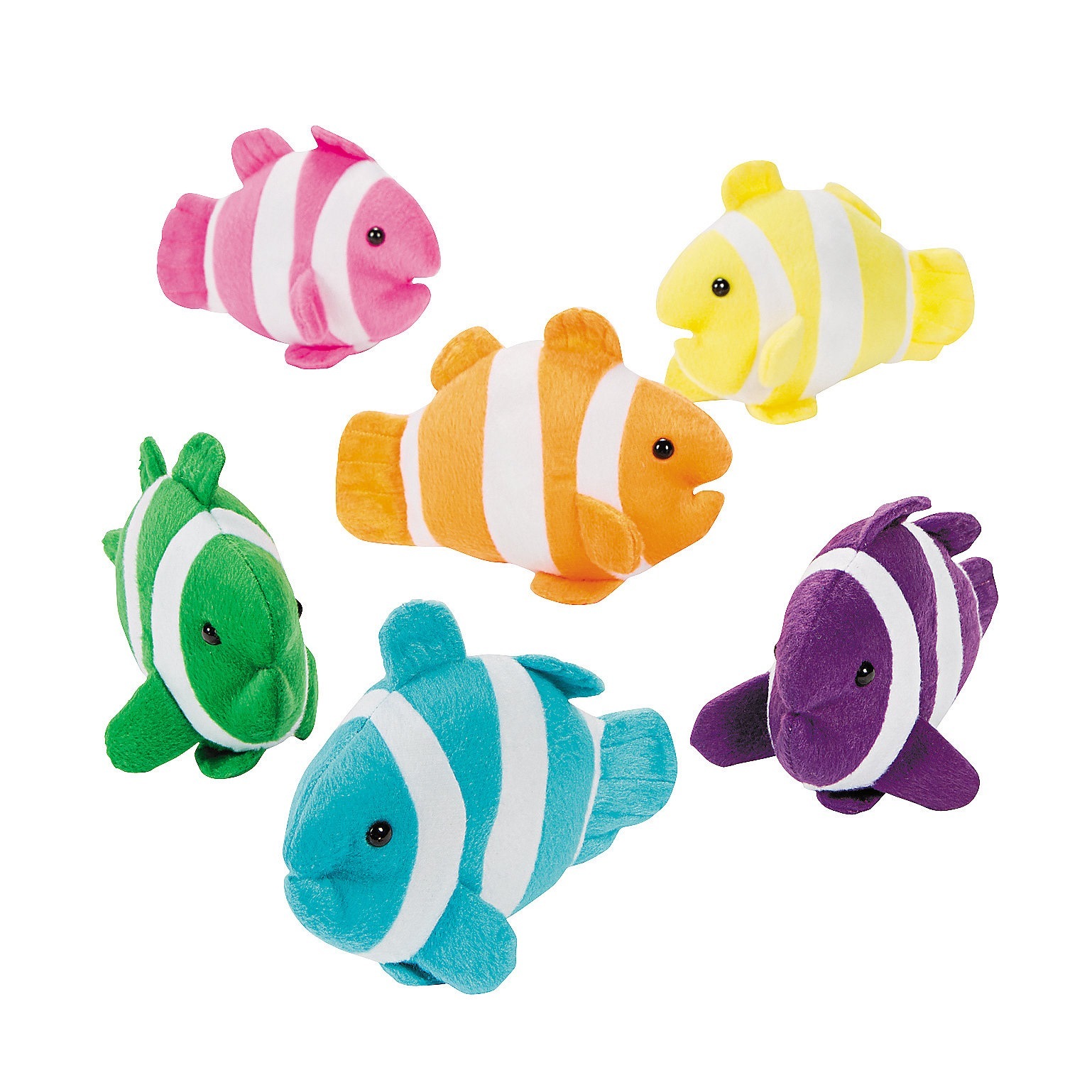 Small Stuffed Clown Fish (Pack of 12)