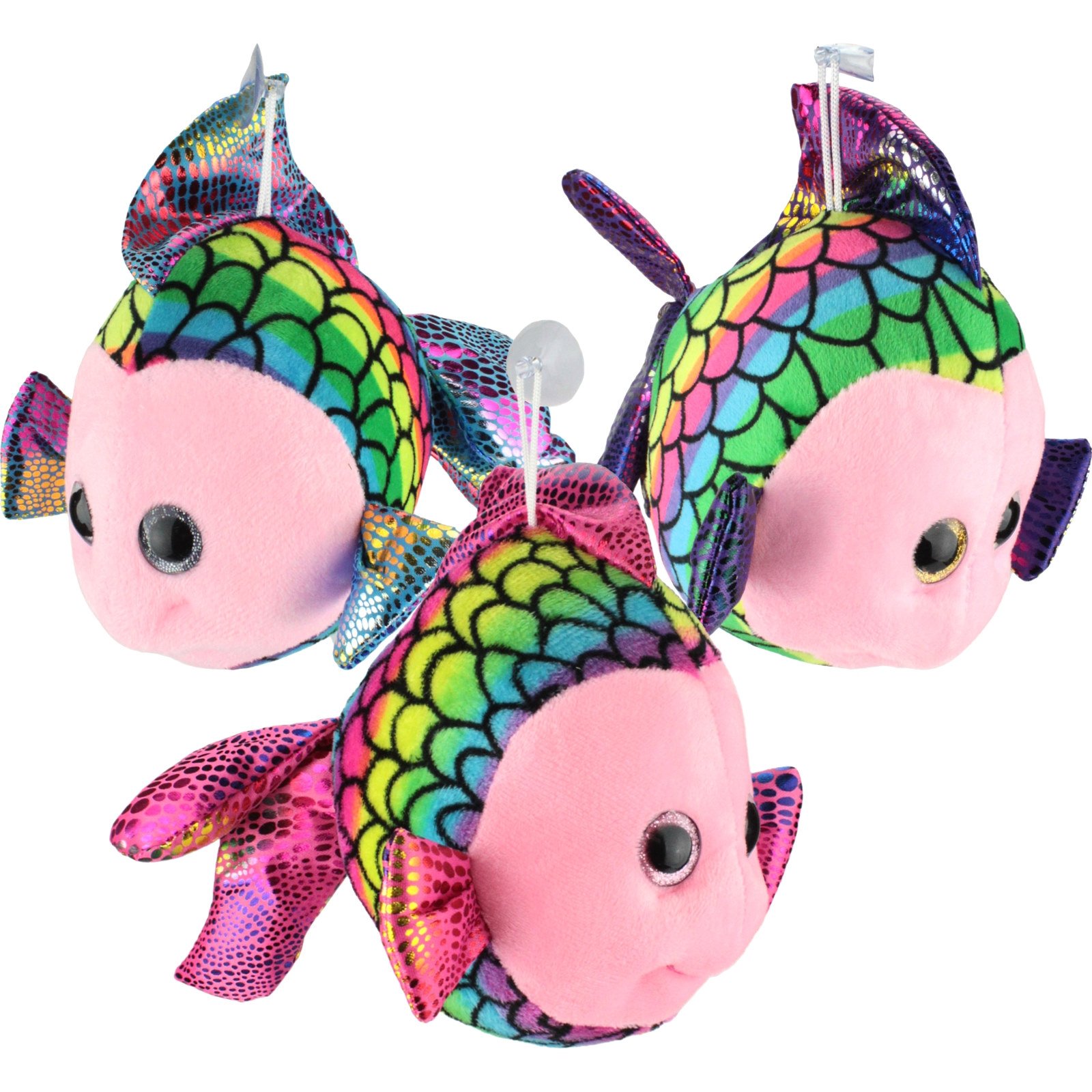 Colourful Stuffed Rainbow Fish Toy (1 Only)