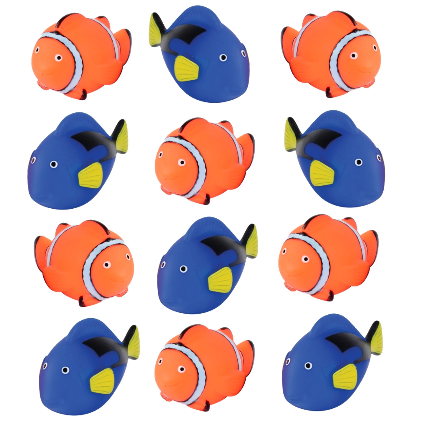 Coral Reef Fish Squirt Toys (Pack of 12)