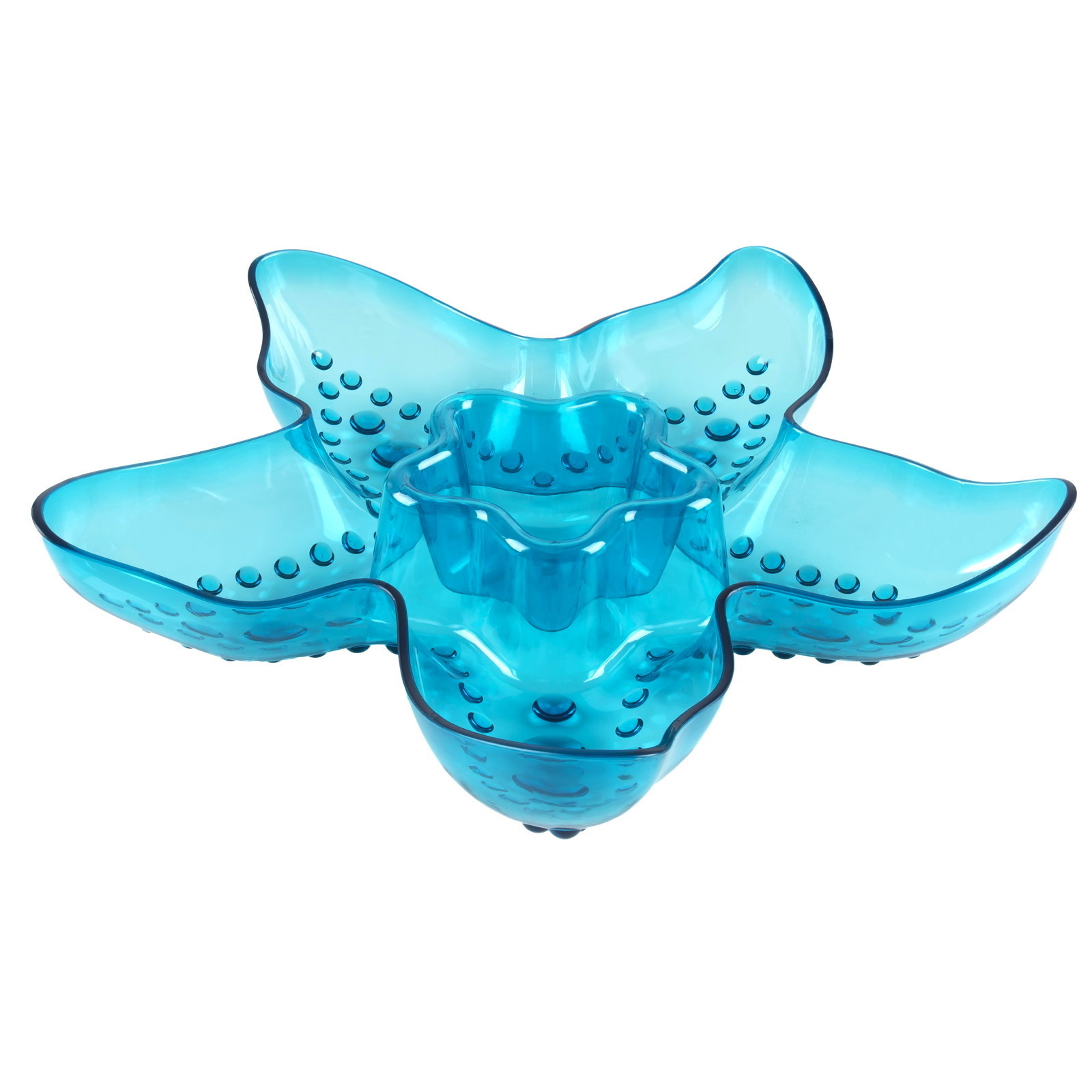 Plastic Starfish Chip and Dip Bowl