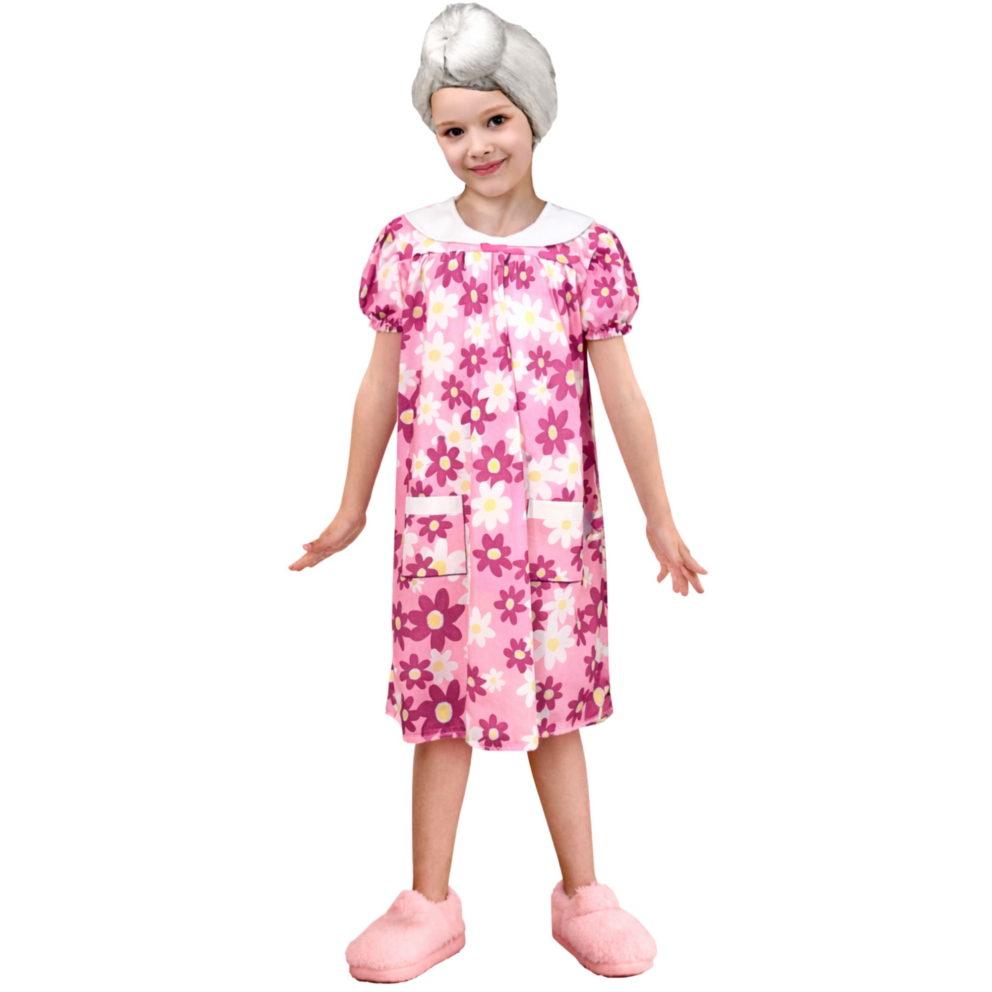 Girls Grandma Moo Moo Costume 4-6 Years