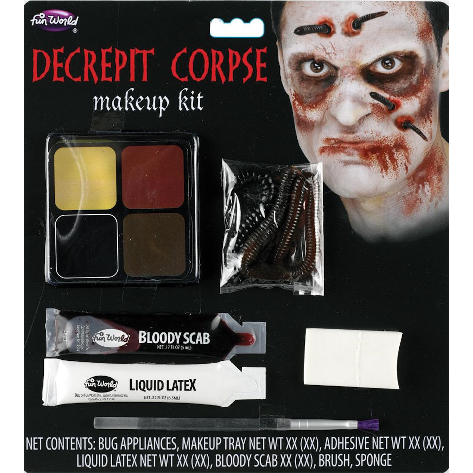 Decrepit Corpse Adult Makeup Kit