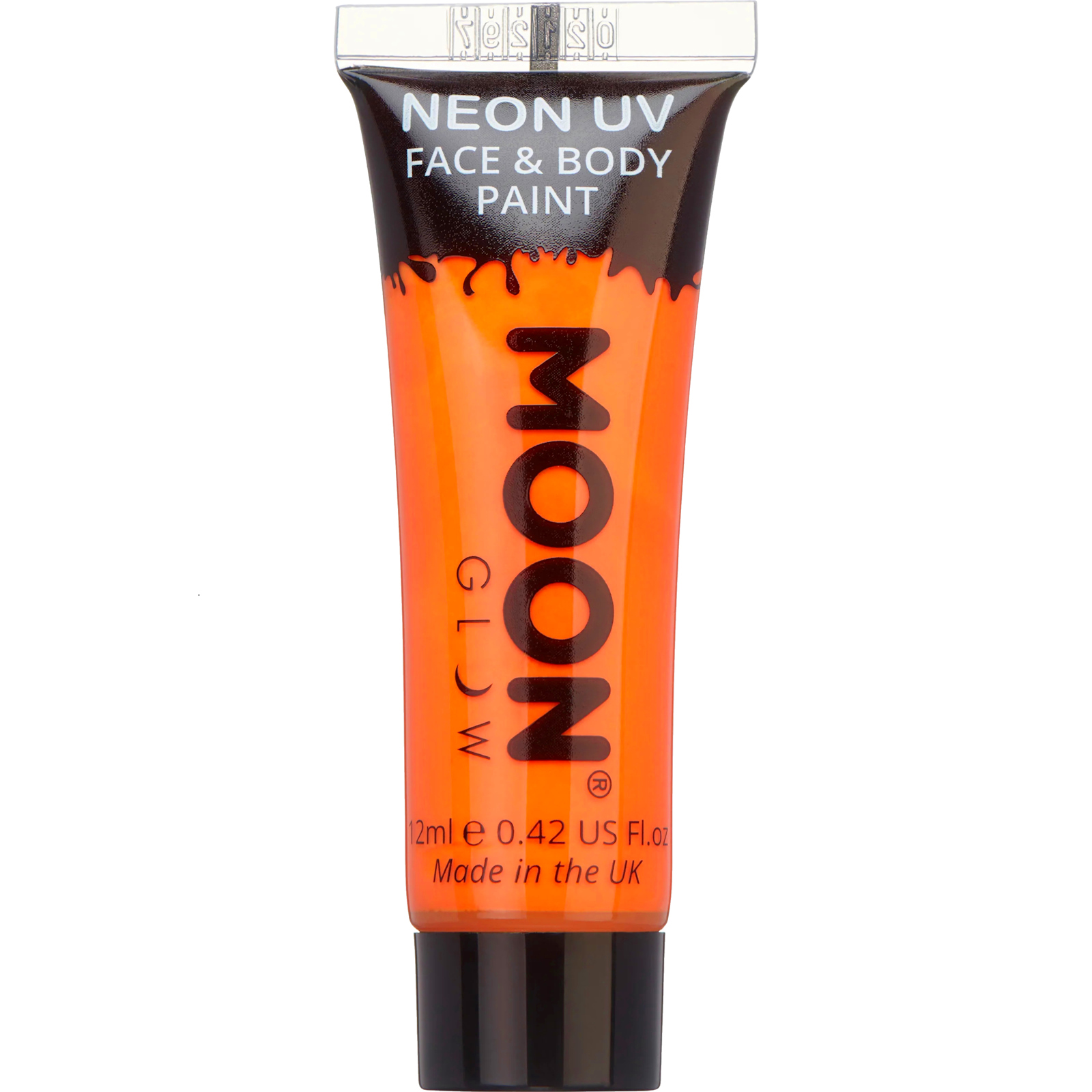 Moon Glow Intense Orange Neon UV Face And Body Paint 12ml