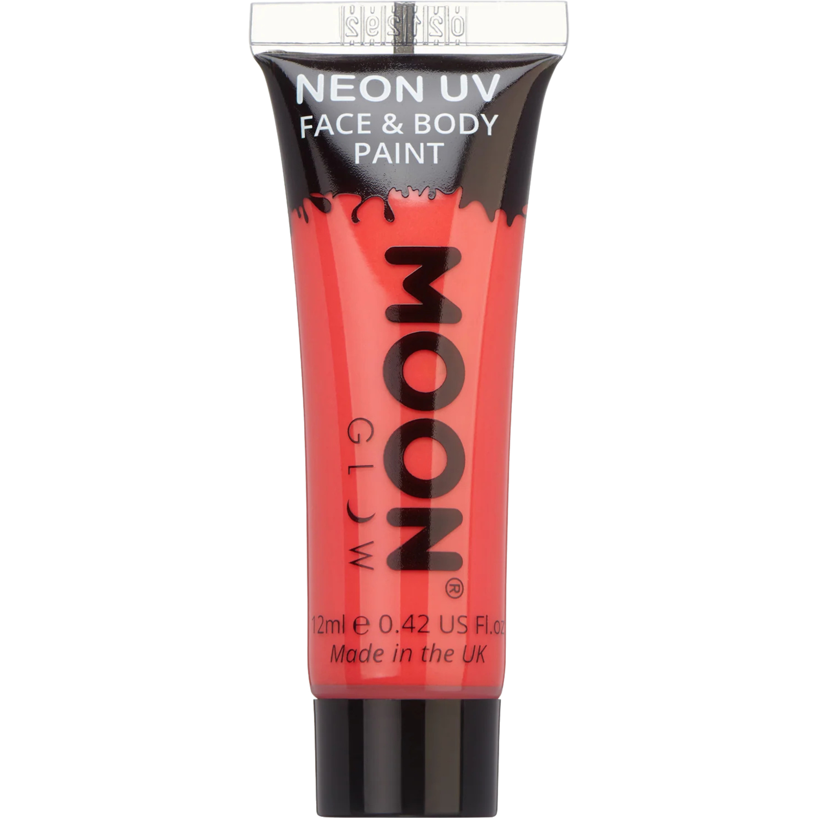Moon Glow Intense Red Neon UV Face And Body Paint 12ml