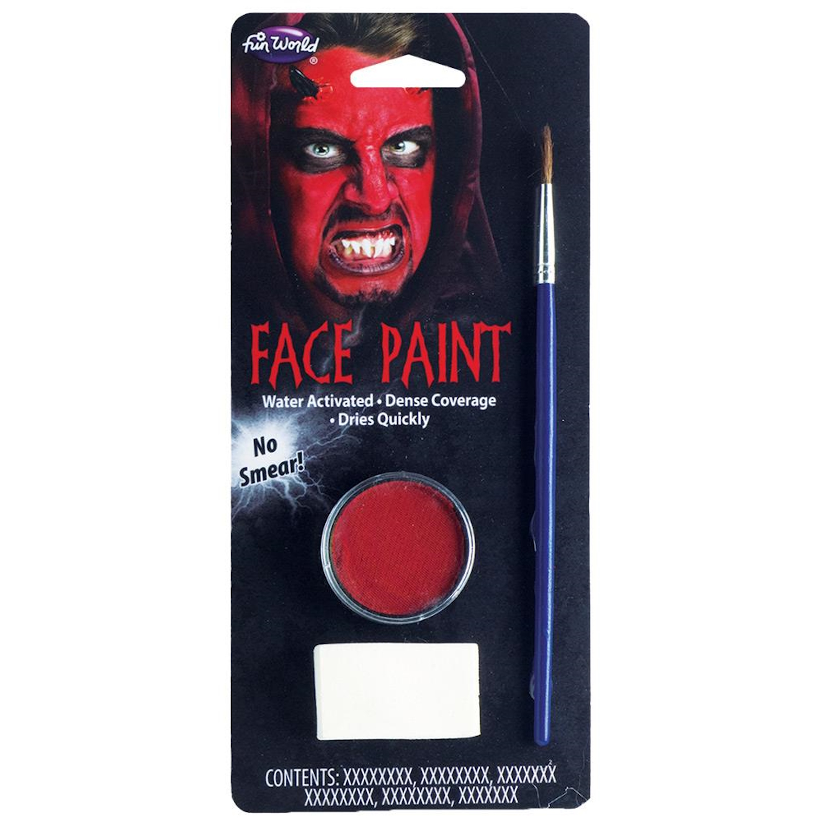 Red Face Paint Pot Makeup Accessory