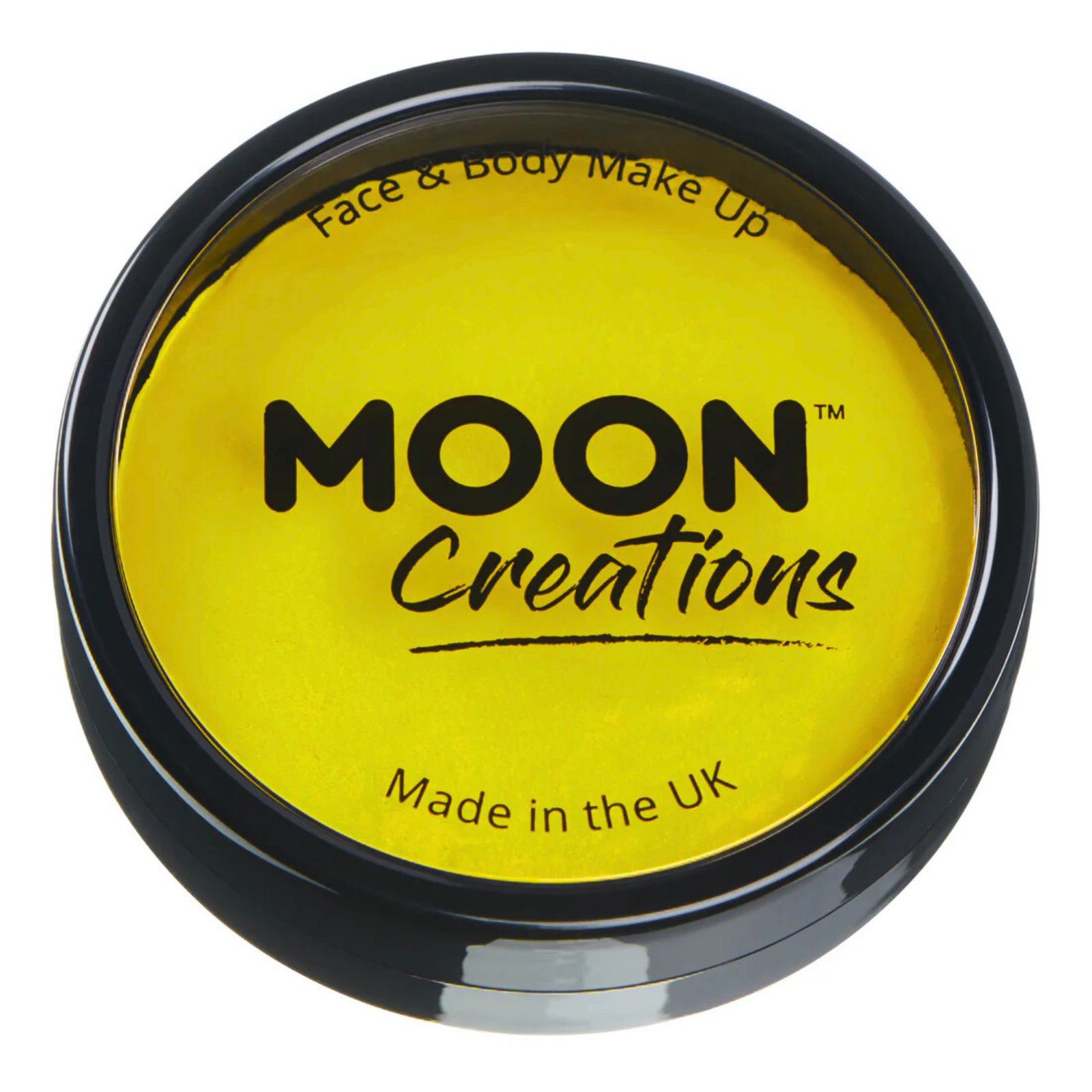 Moon Creations Bright Yellow Pro Face Paint Cake Pot 36g