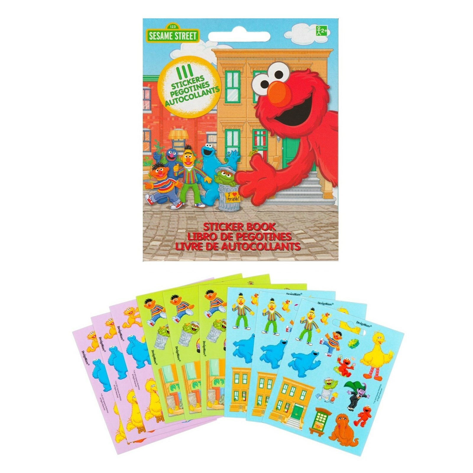 Sesame Street Sticker Book (9 Sheets)