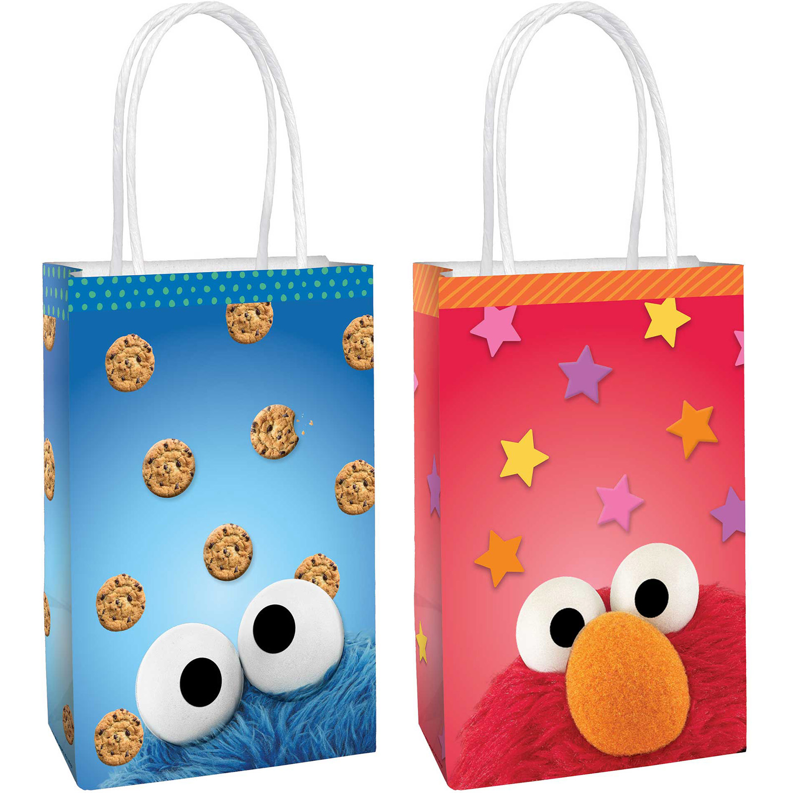 Sesame Street Create Your Own Paper Gift Bags (Pack of 8) 