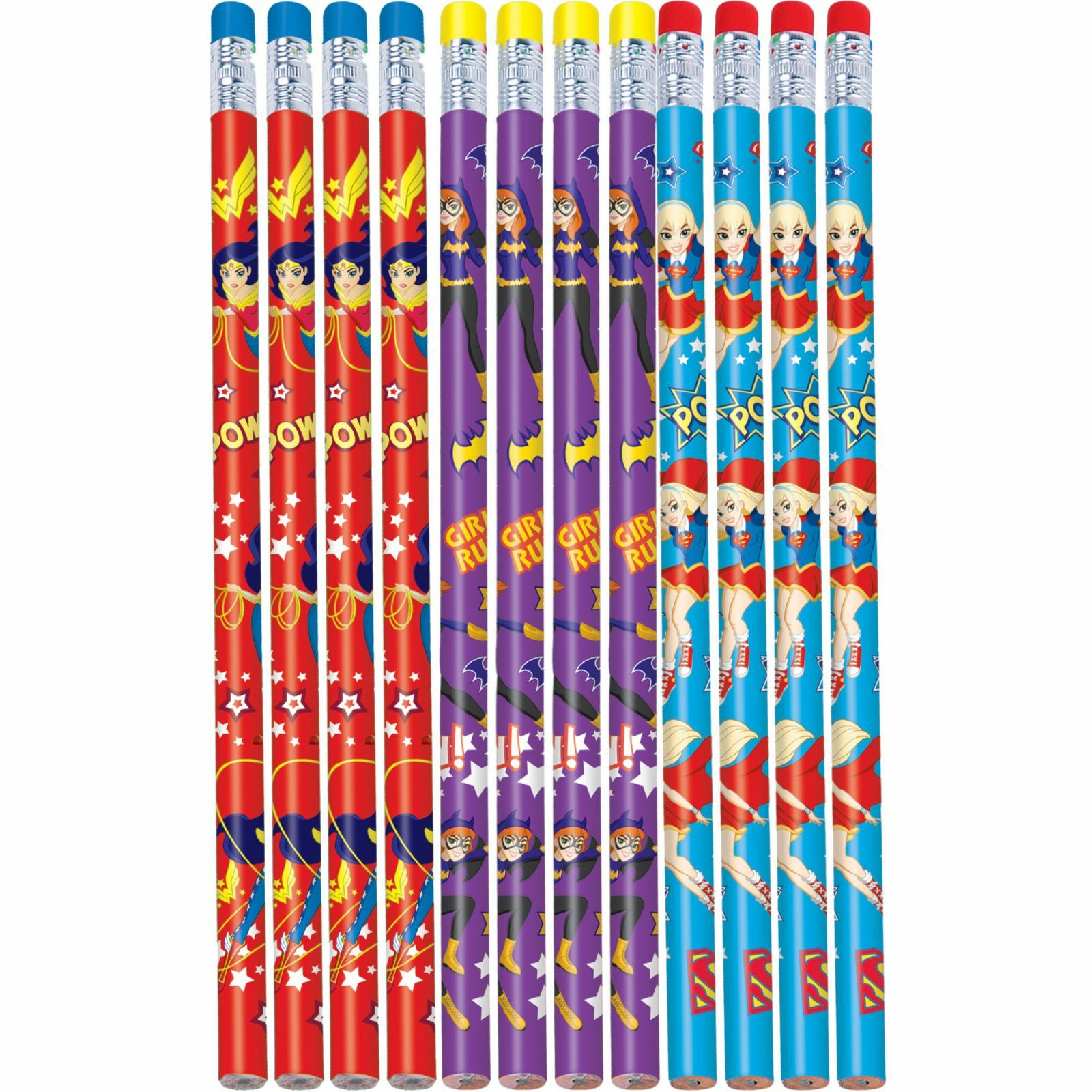Super Hero Girls Pencils (Pack of 12)