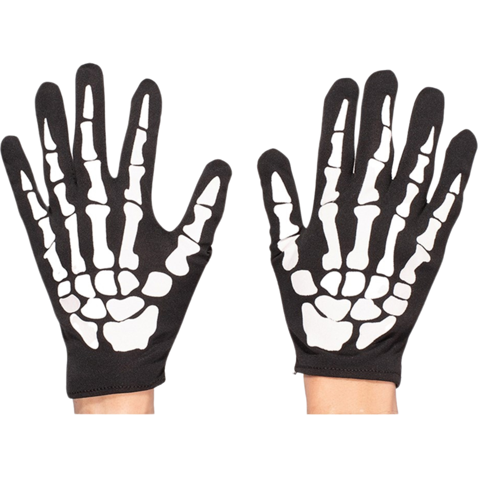 Adult Short Skeleton Hand Gloves