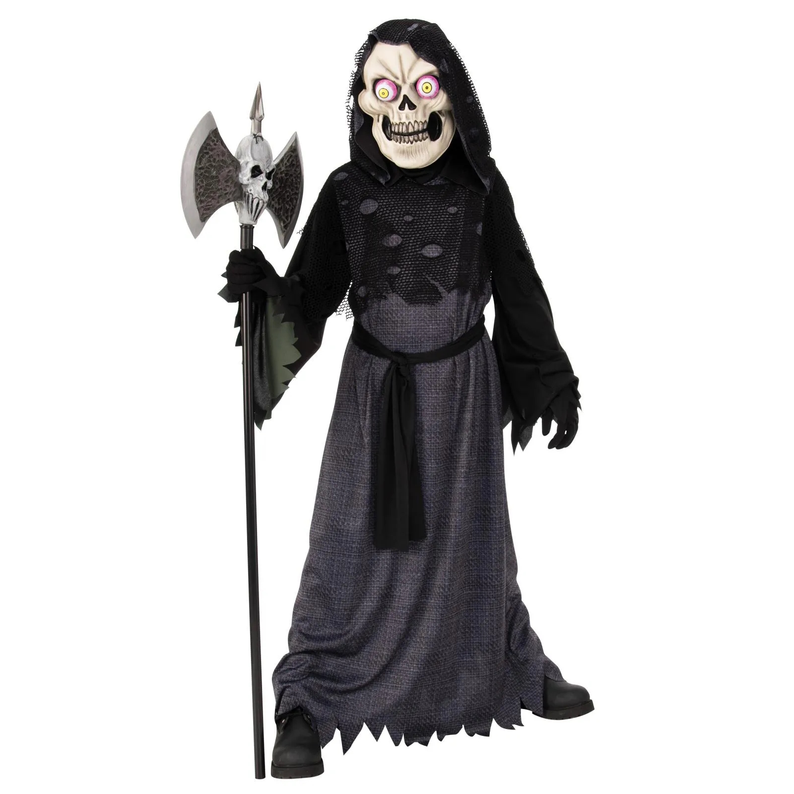 Google-Eyed Skeleton Child Costume