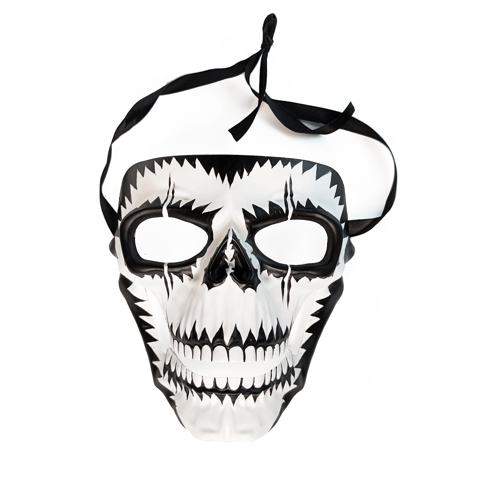 Black and White Skull Masquerade Adult Mask