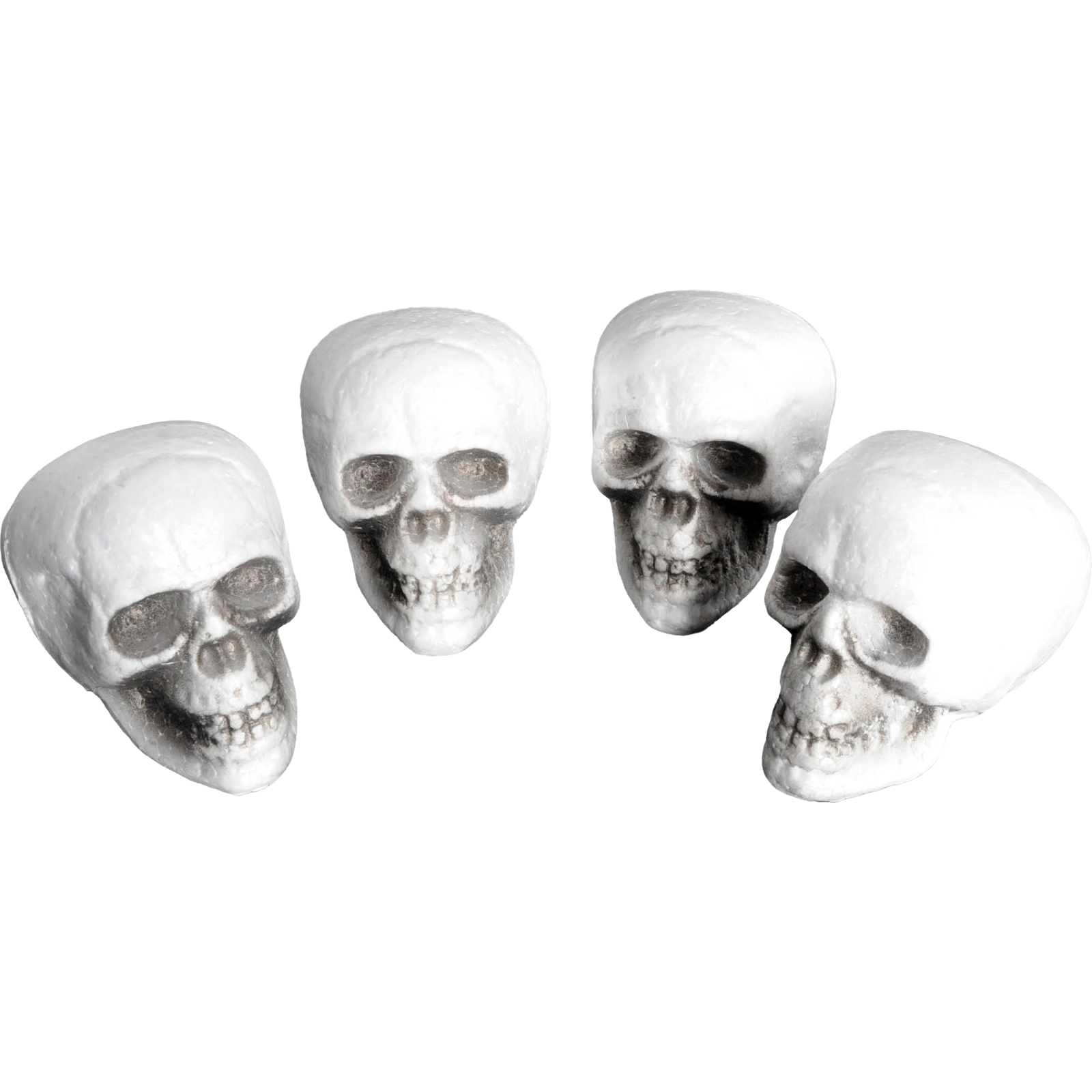 Foam Halloween Skulls (Pack of 4)