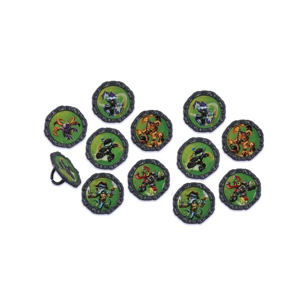 Skylanders Cupcake Rings (Pack of 12)