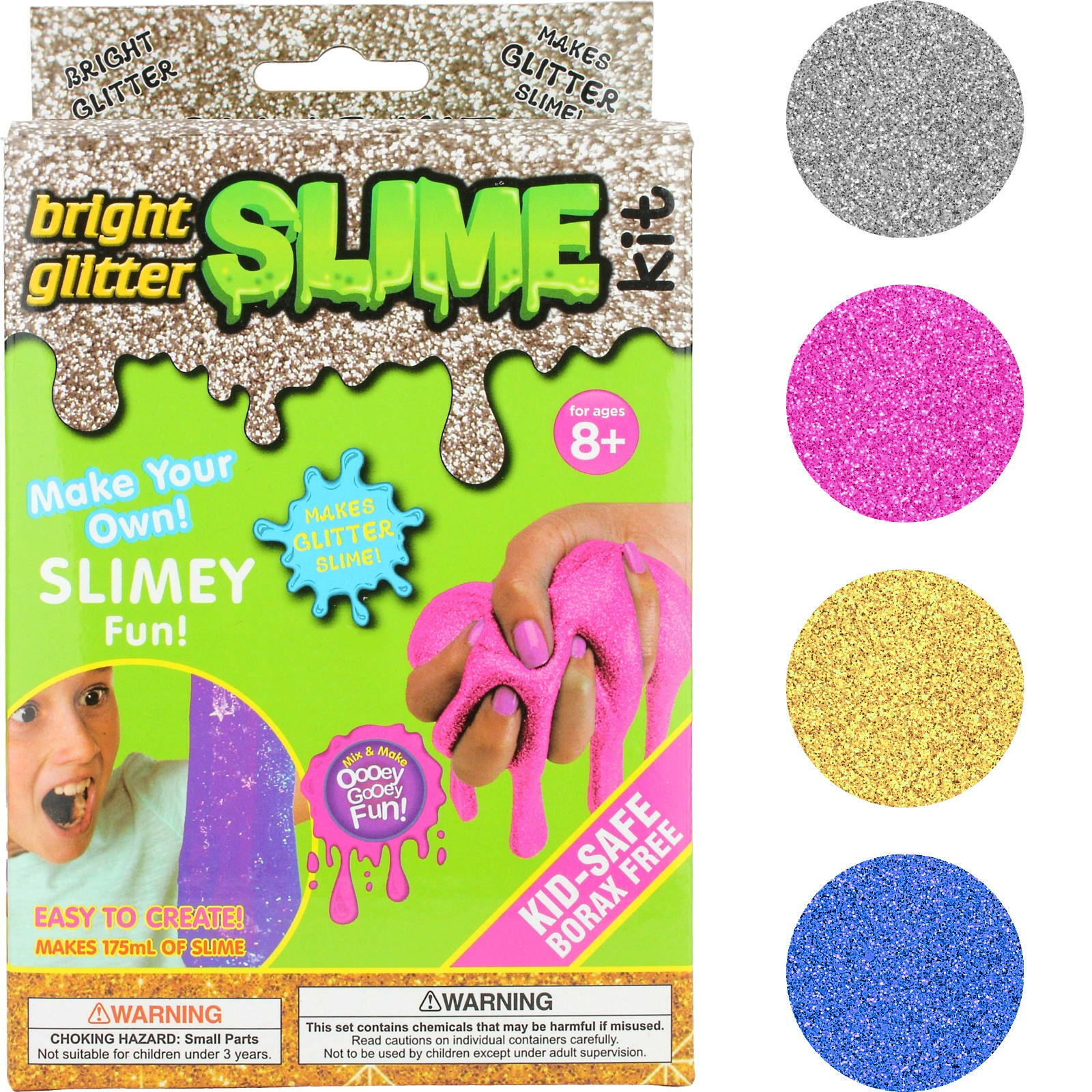 Bright Glitter Make Your Own Slime Kit