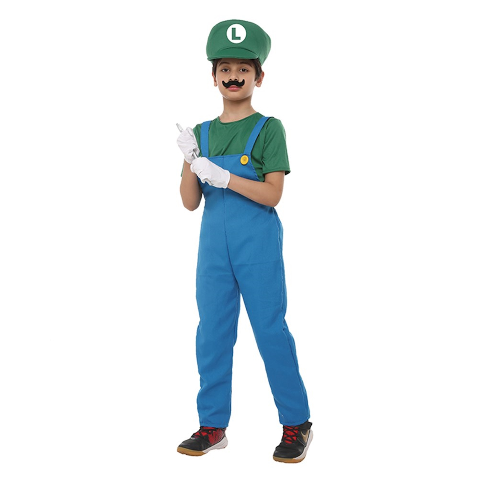 Green Plumber Kids Costume