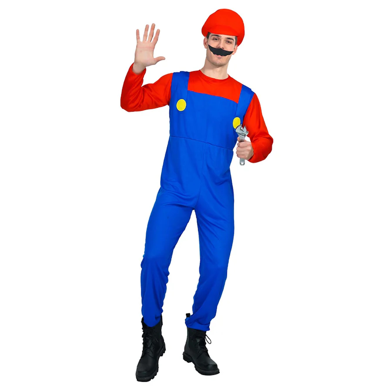 Red Plumber Adult Costume