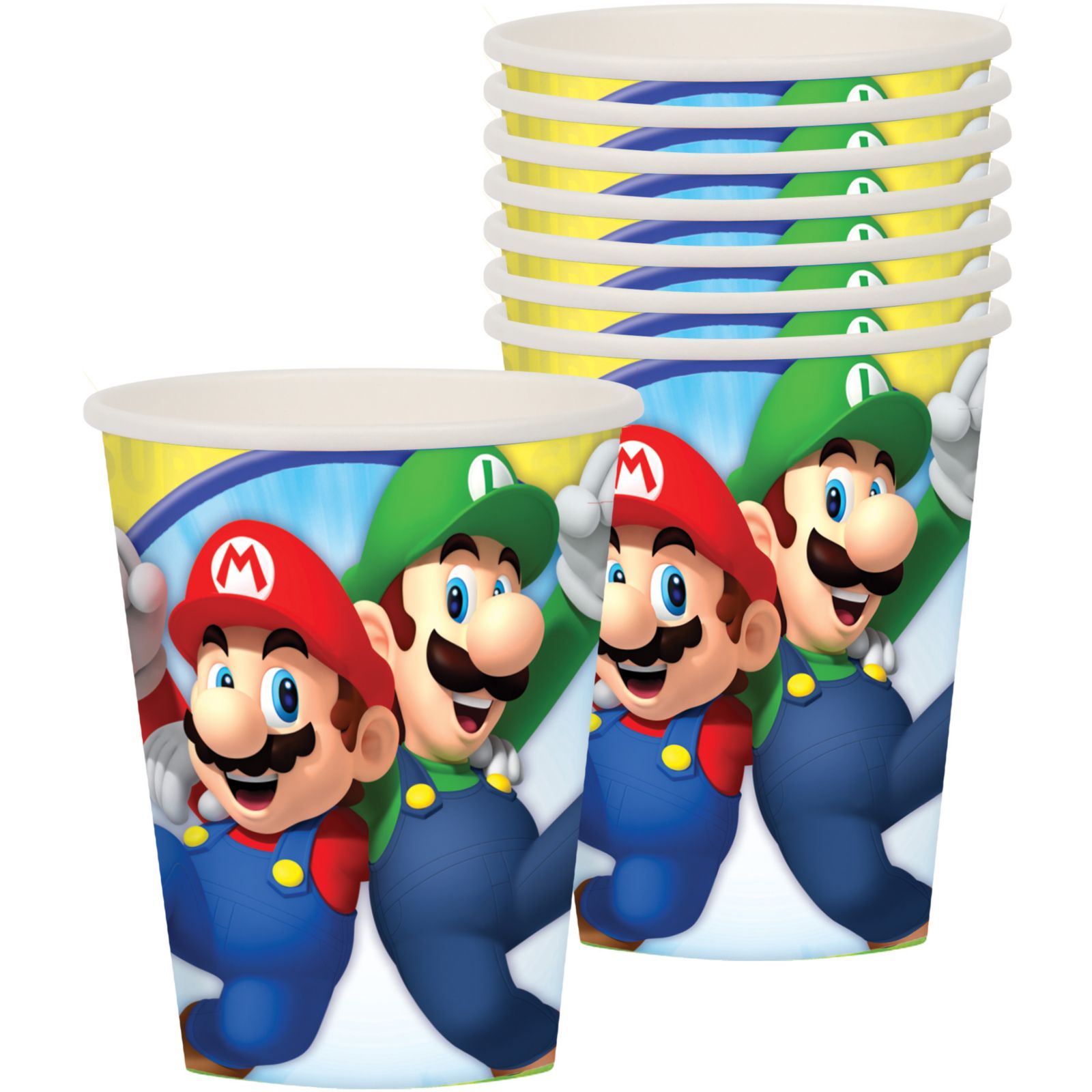 Super Mario Bros. Paper Cups (Pack of 8)