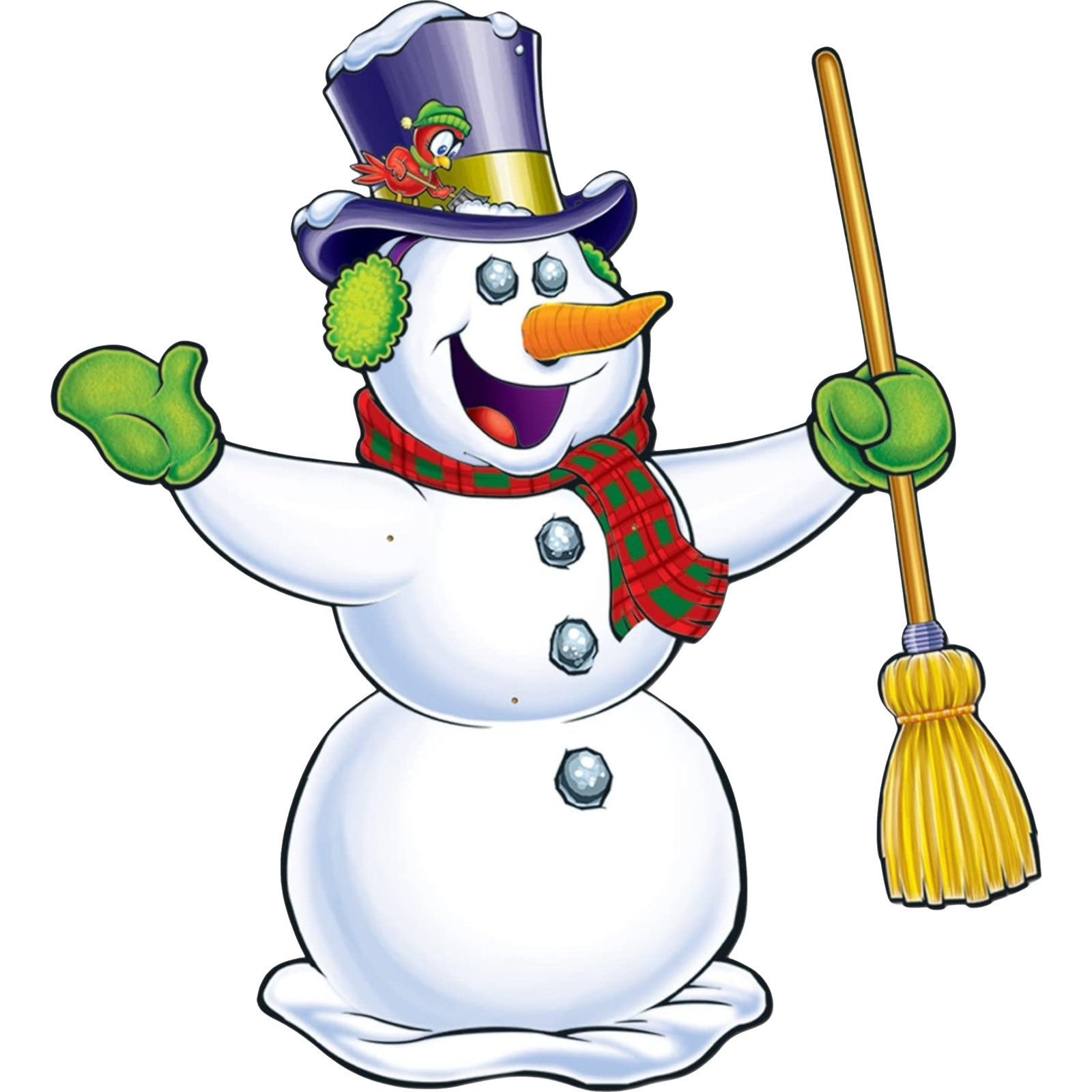 Jointed Snowman Decoration 71cm