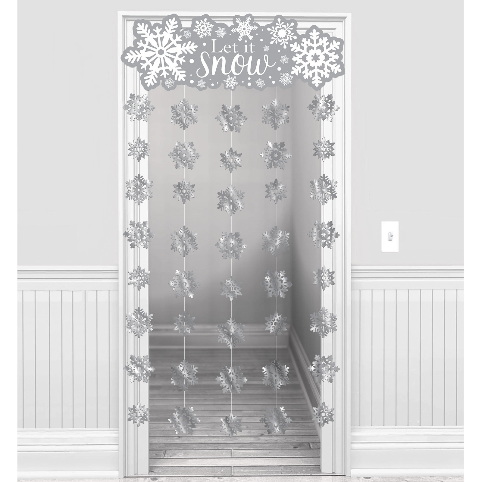 Snowflake Doorway Curtain
