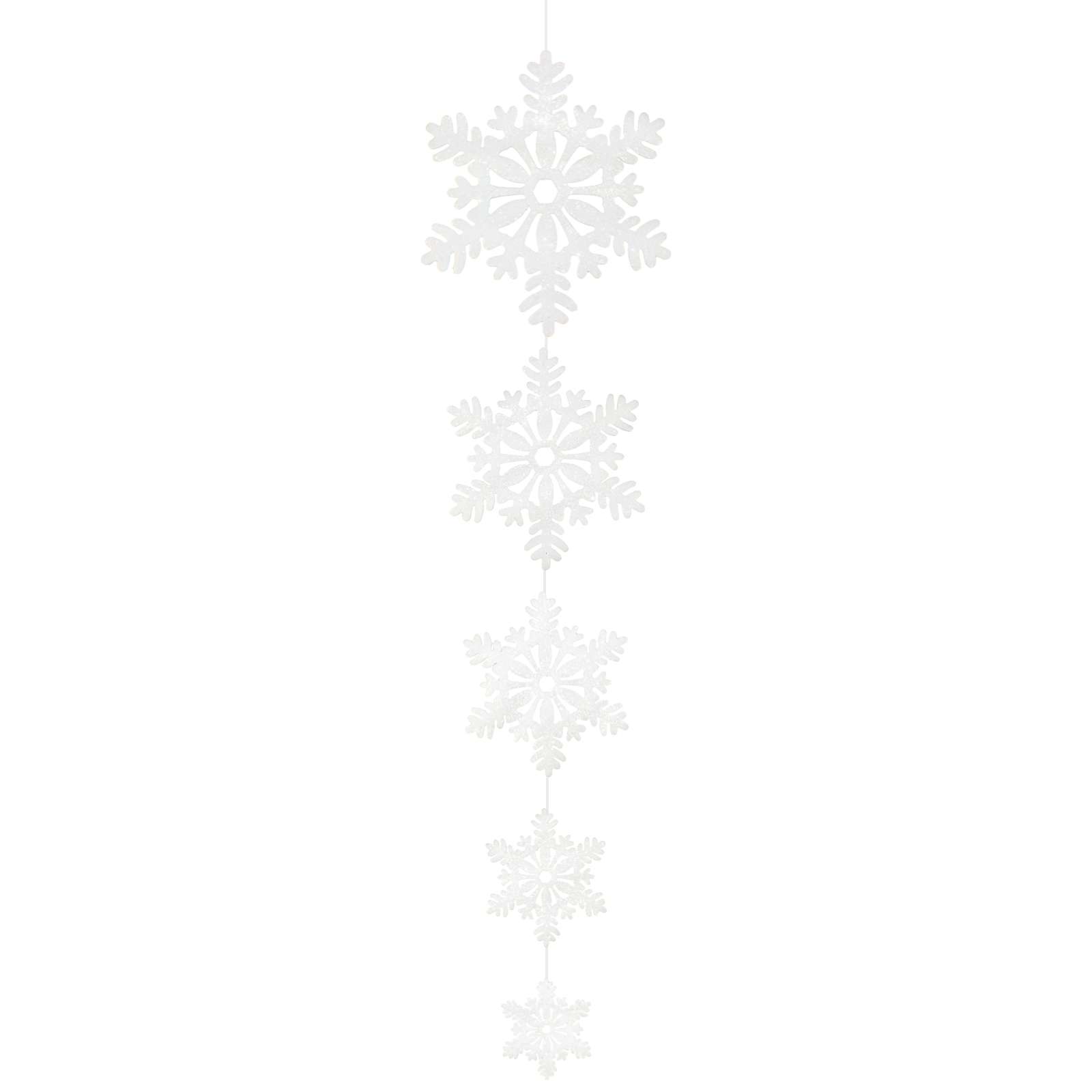 Hanging Snowflake String Decoration 127cm