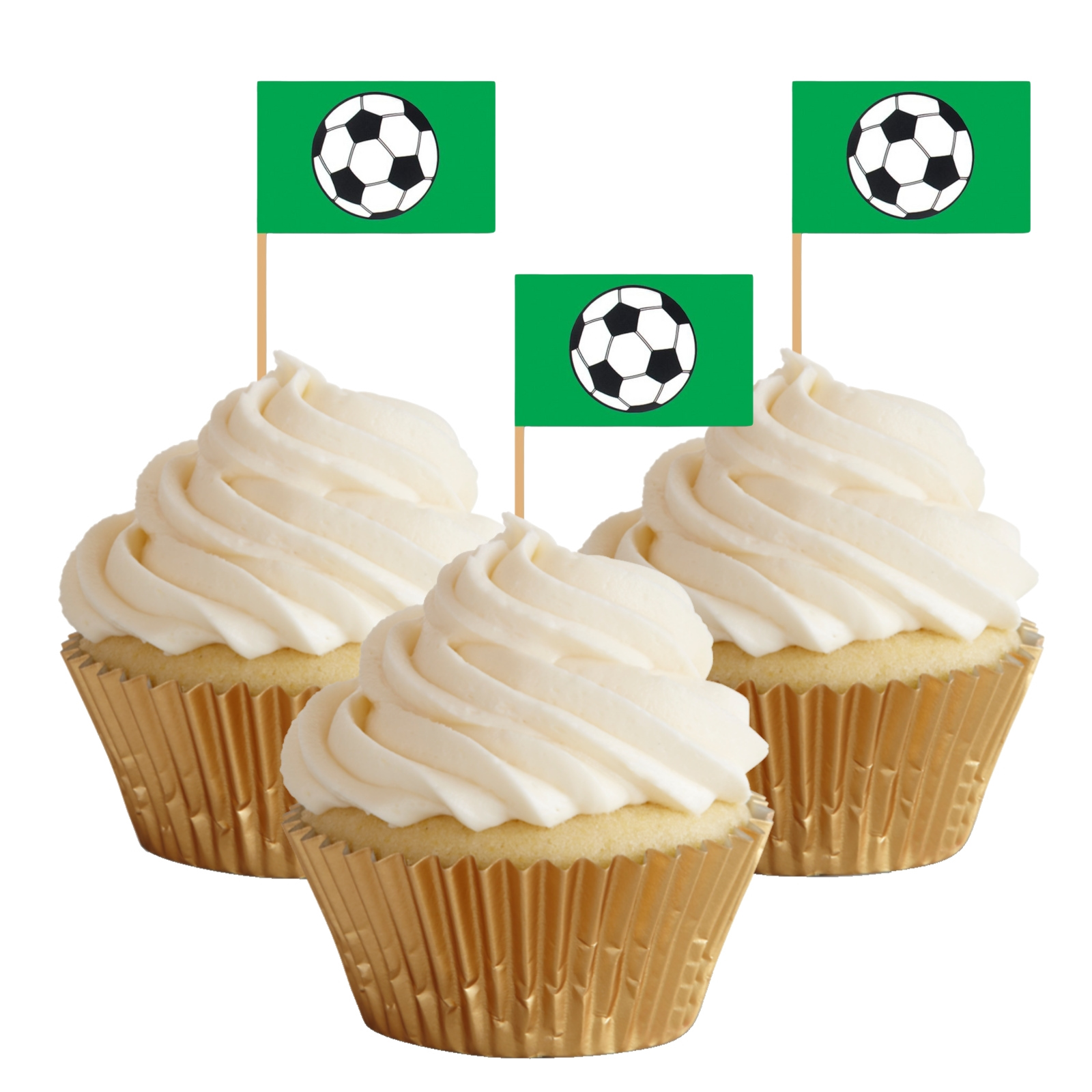 Soccer Cupcake Picks (Pack of 50) 
