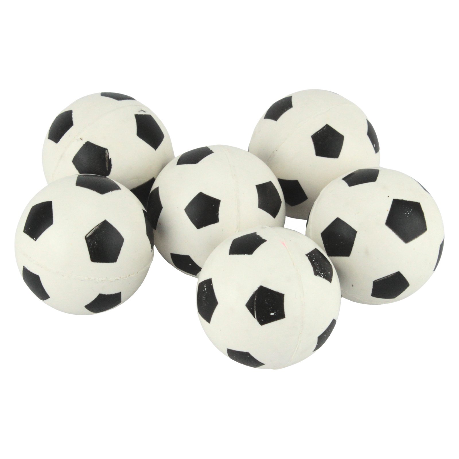 Soccer High Bounce Balls 4.5cm (Pack of 6)