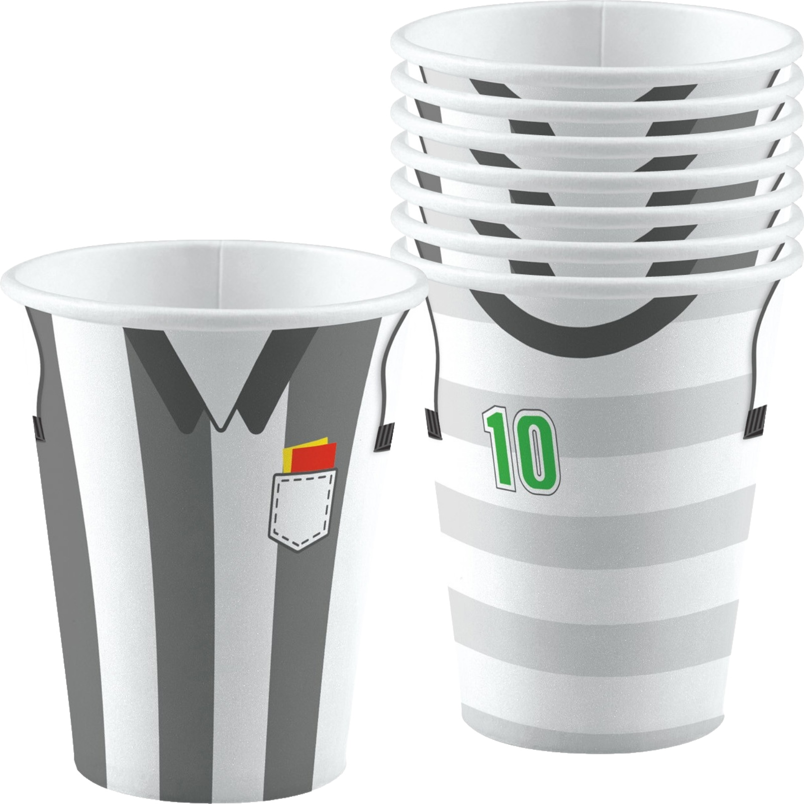 Soccer Kicker Party Paper Cups (Pack of 8)