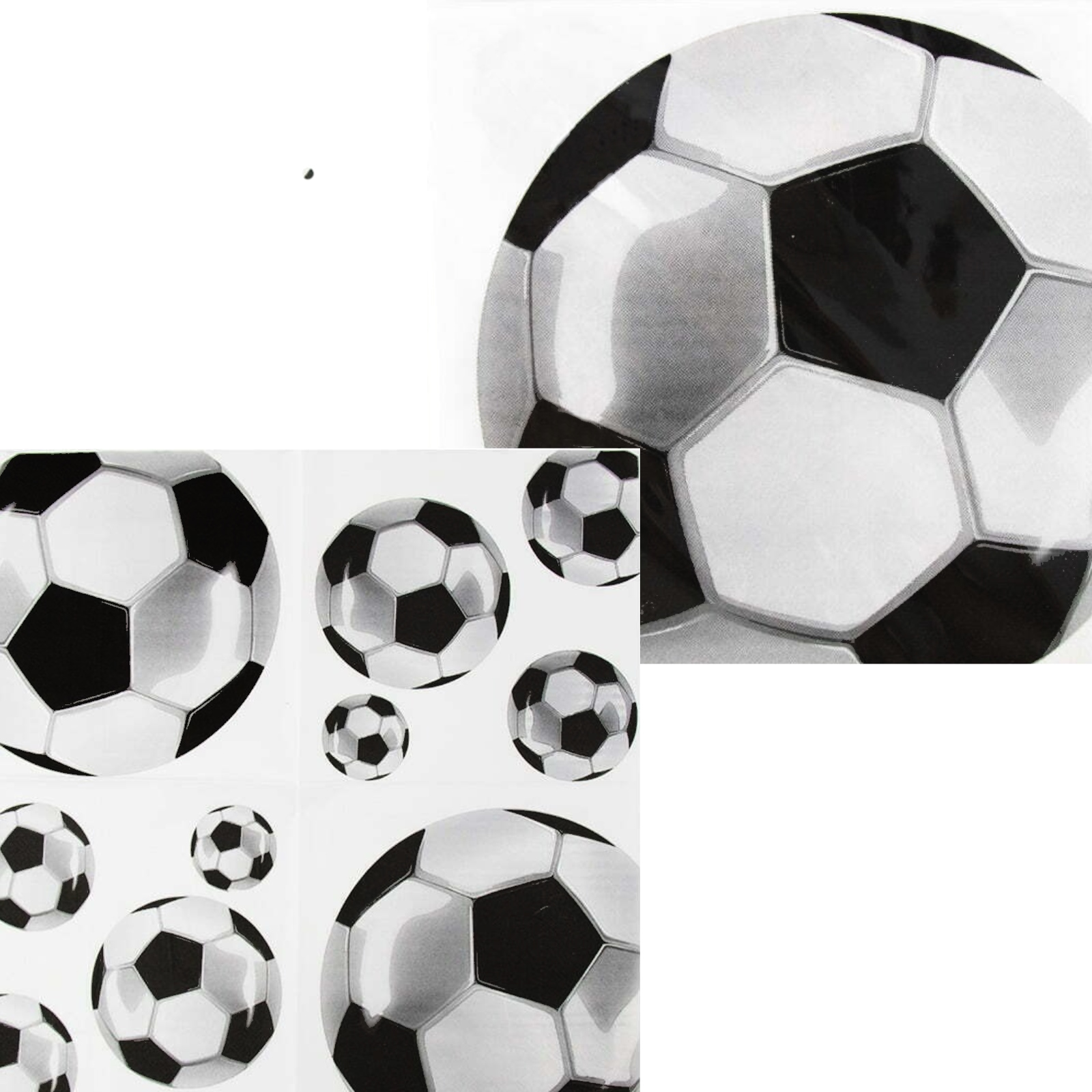 Soccer Match Party Large Paper Napkins / Serviettes (Pack of 16) 