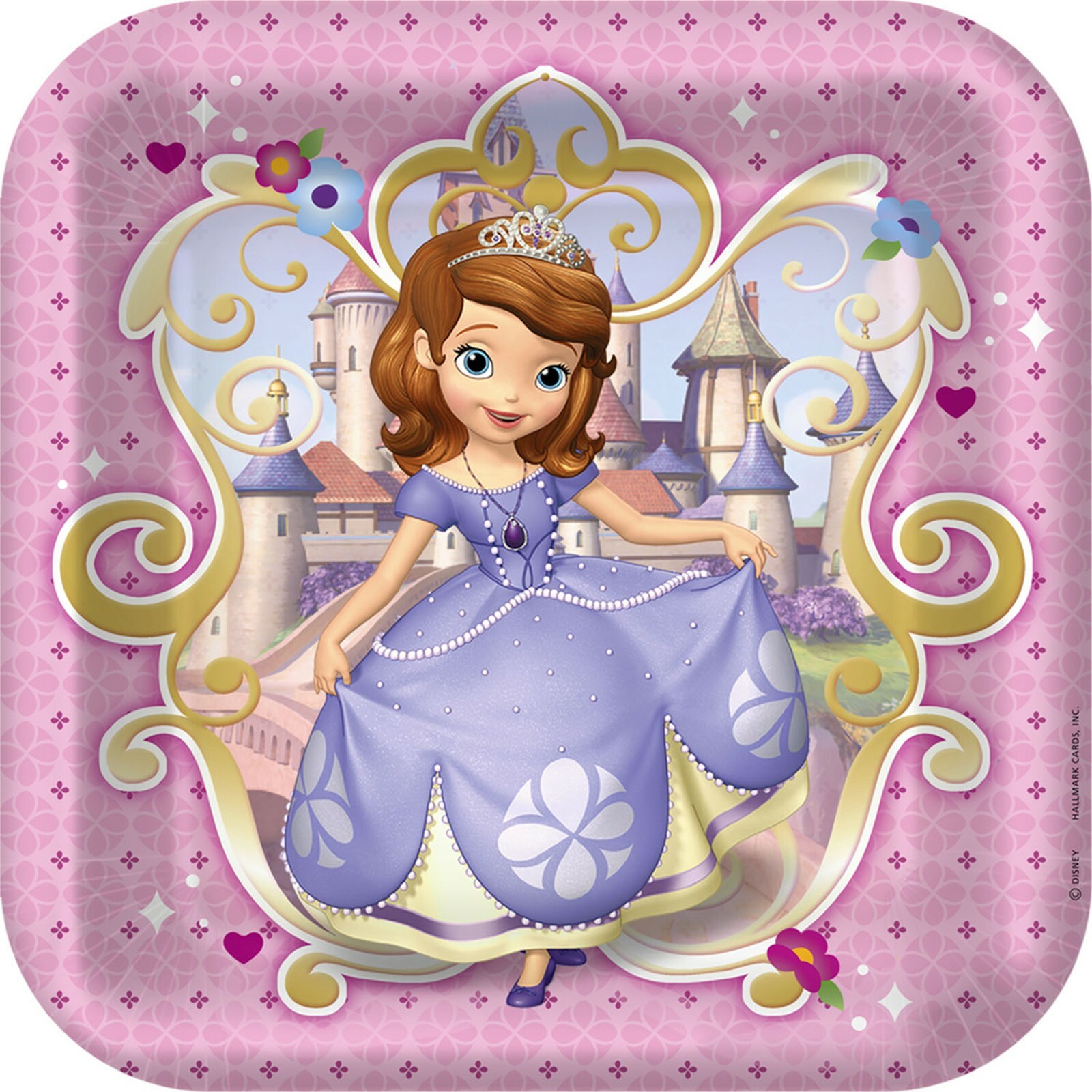 Sofia the First Large Paper Plates (Pack of 8)