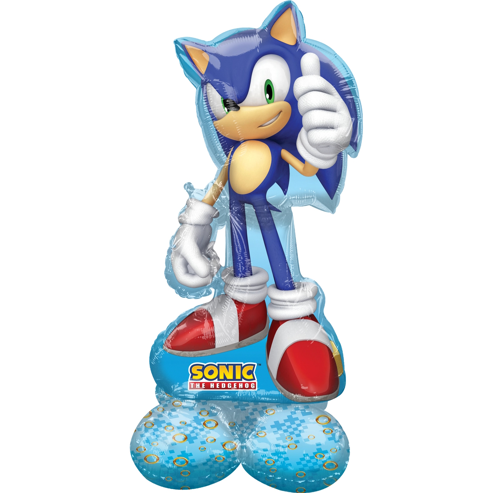 AirLoonz Sonic the Hedgehog Air Fill Foil Balloon 134cm