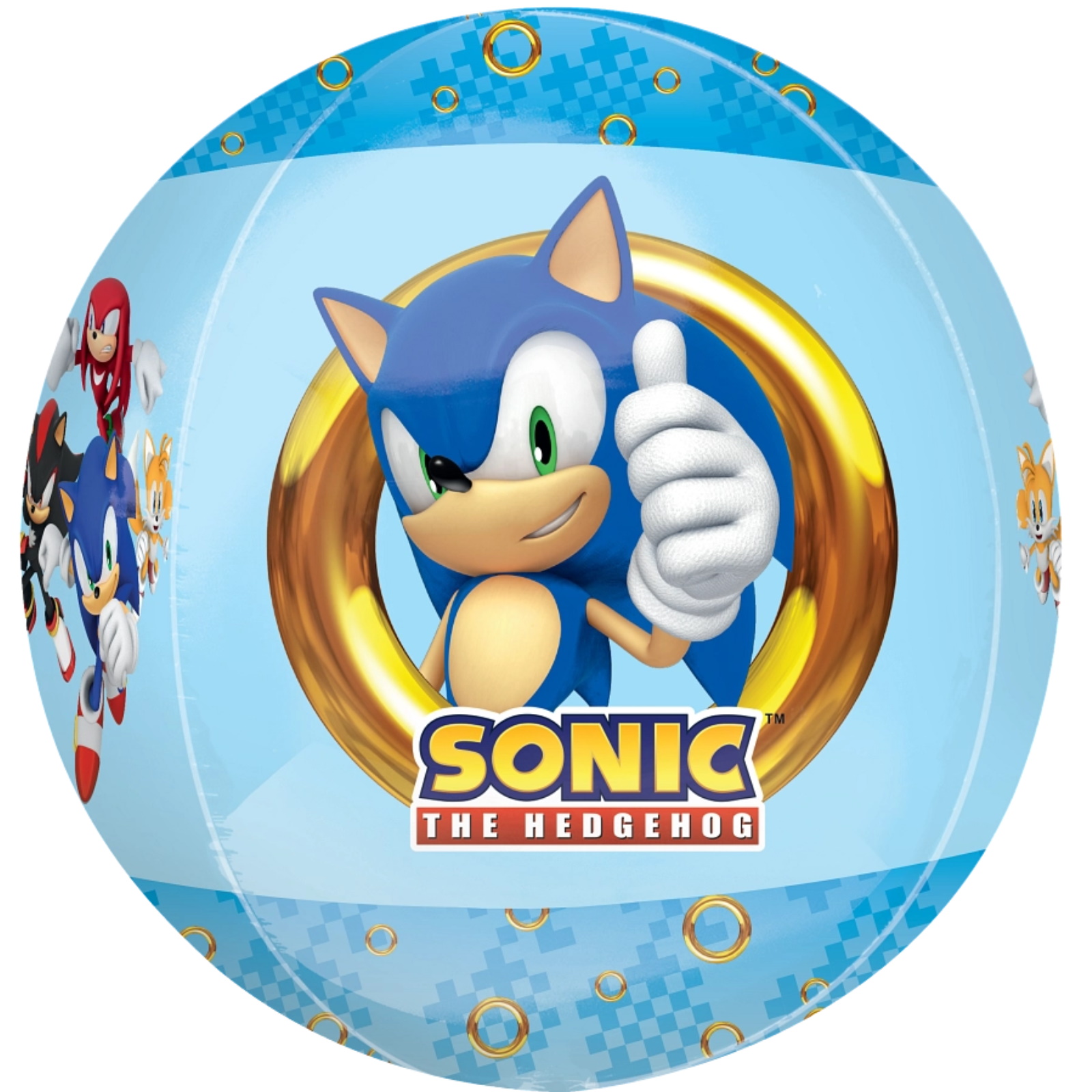 Orbz Sonic the Hedgehog Helium Balloon
