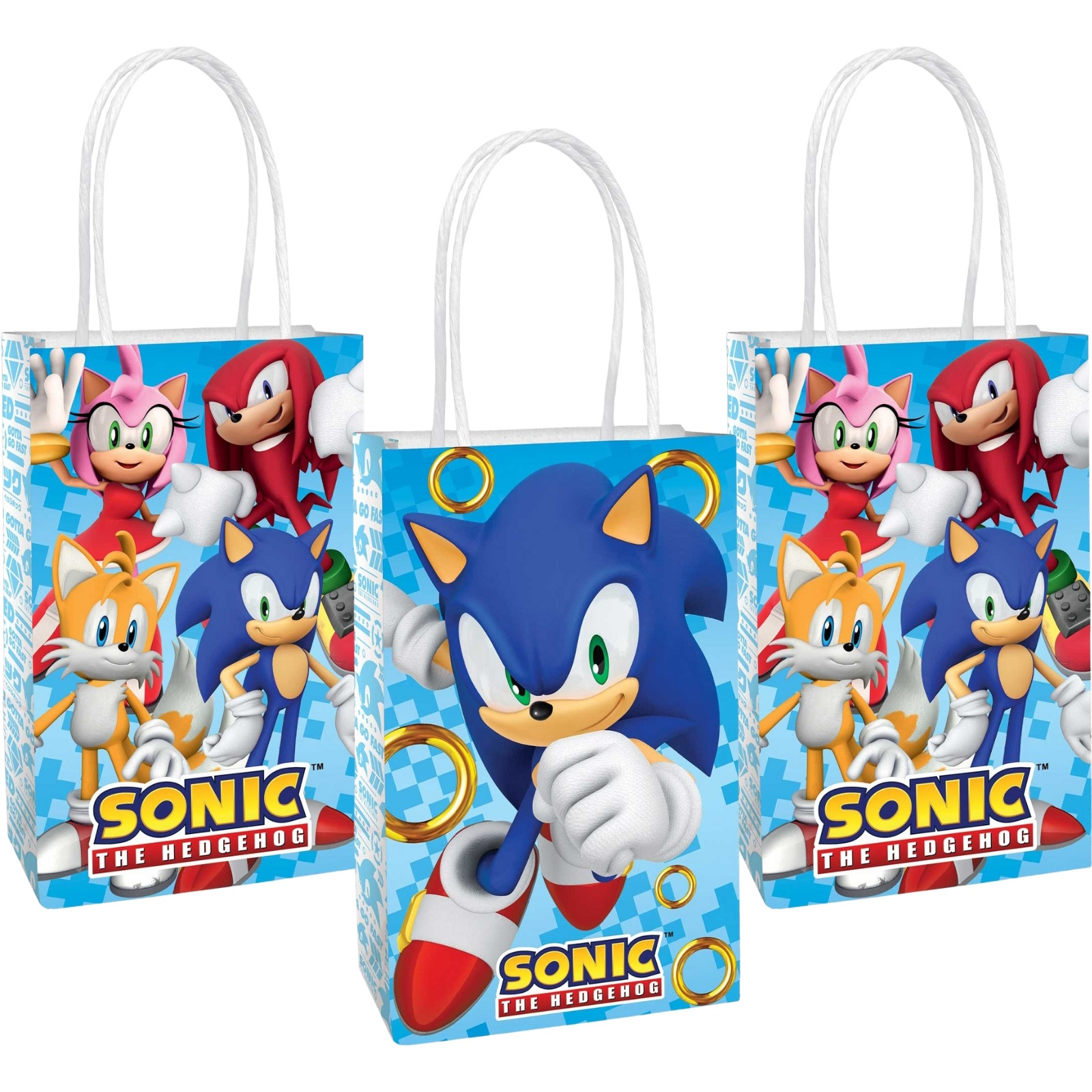 Sonic The Hedgehog Paper Gift Bags (Pack of 8)