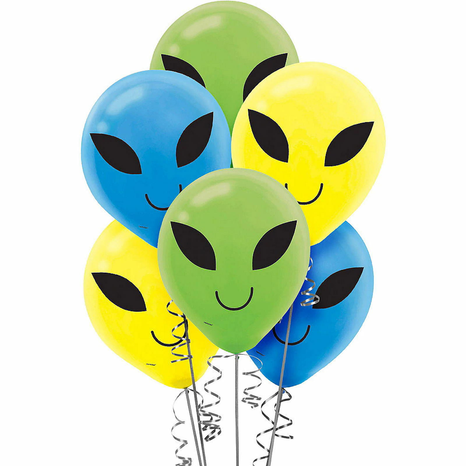 Blast Off Birthday Latex Balloons (Pack of 15)