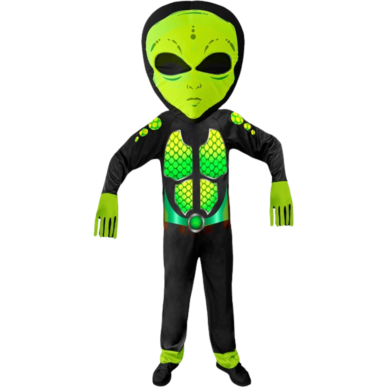 Space Alien Kids Costume 8-11 Years