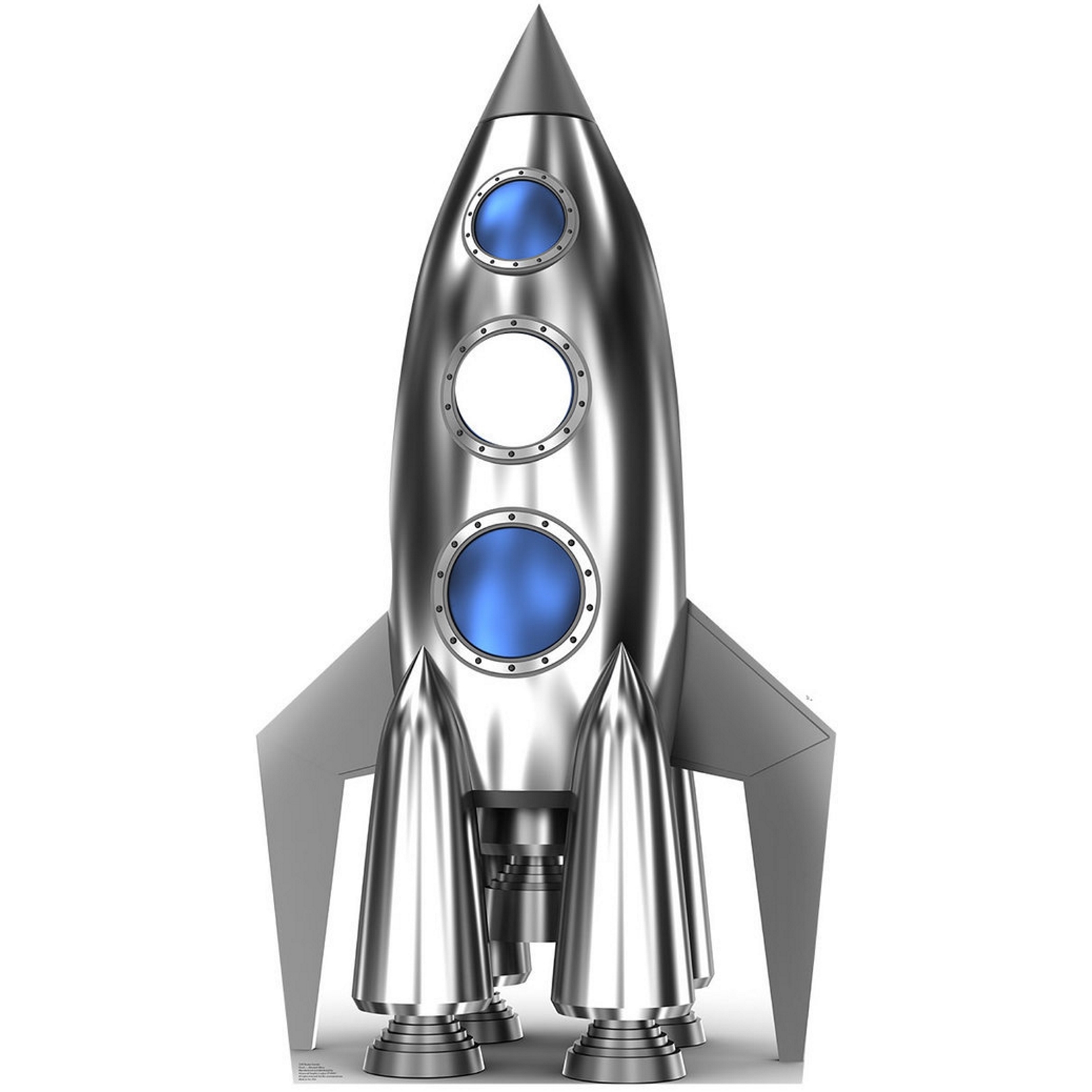 Space Rocket Stand Up Photo Prop