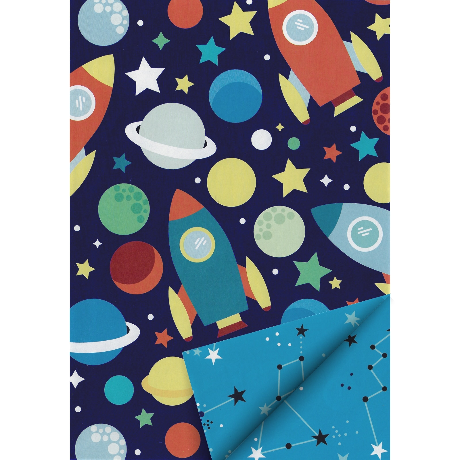 Outer Space Wrapping Paper (1 Sheet)