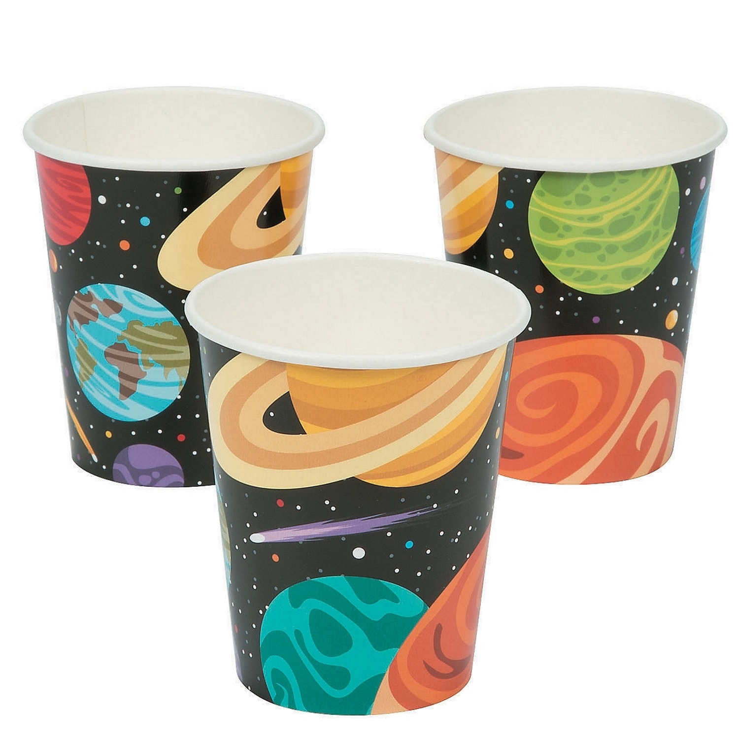 Space Party Paper Cups (Pack of 8)